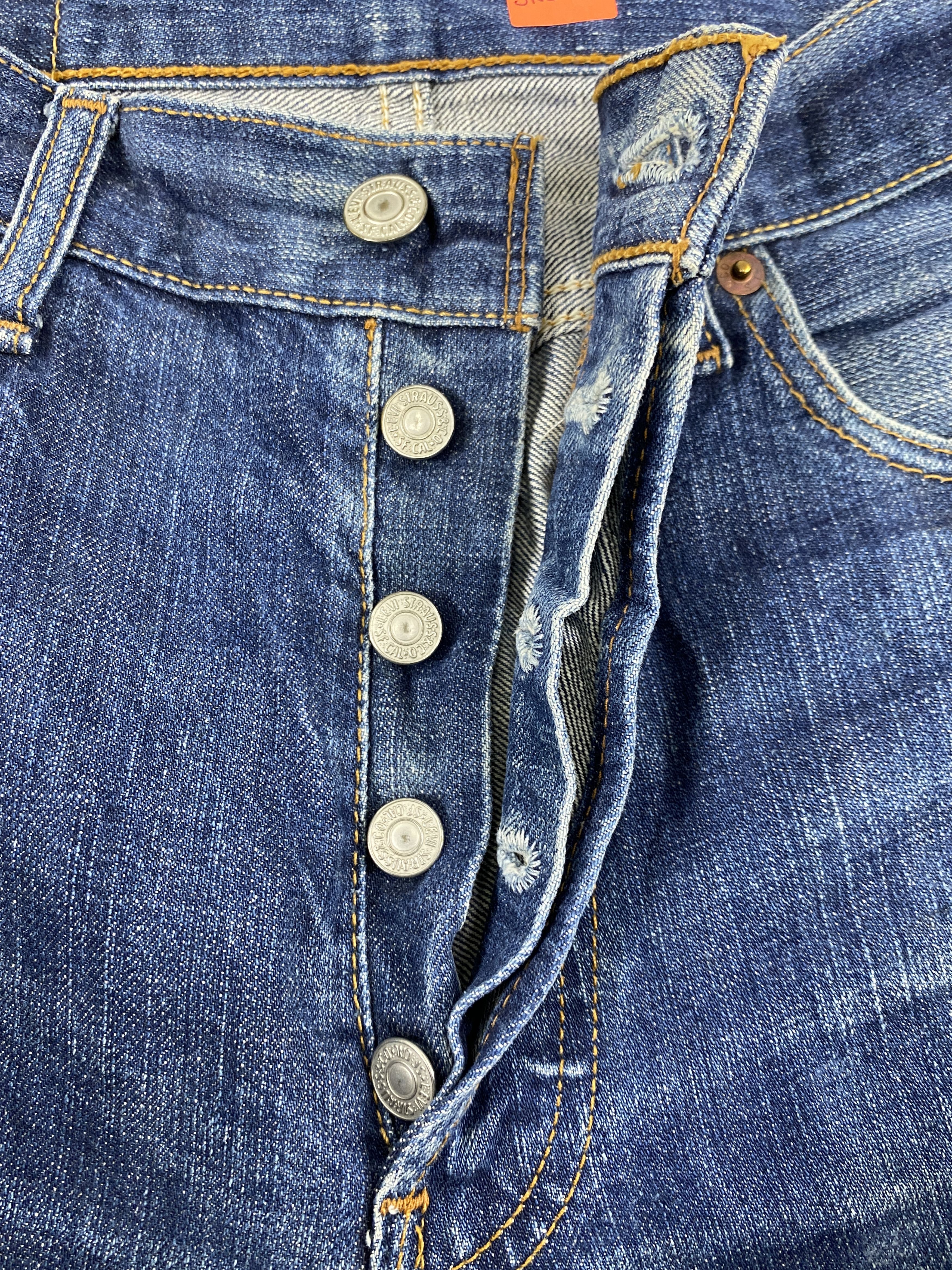 Levi's Vintage Levi's 501 Faded Blue Jeans 30x30 Denim- JN3783 Size US 30 / EU 46 - 6 Thumbnail