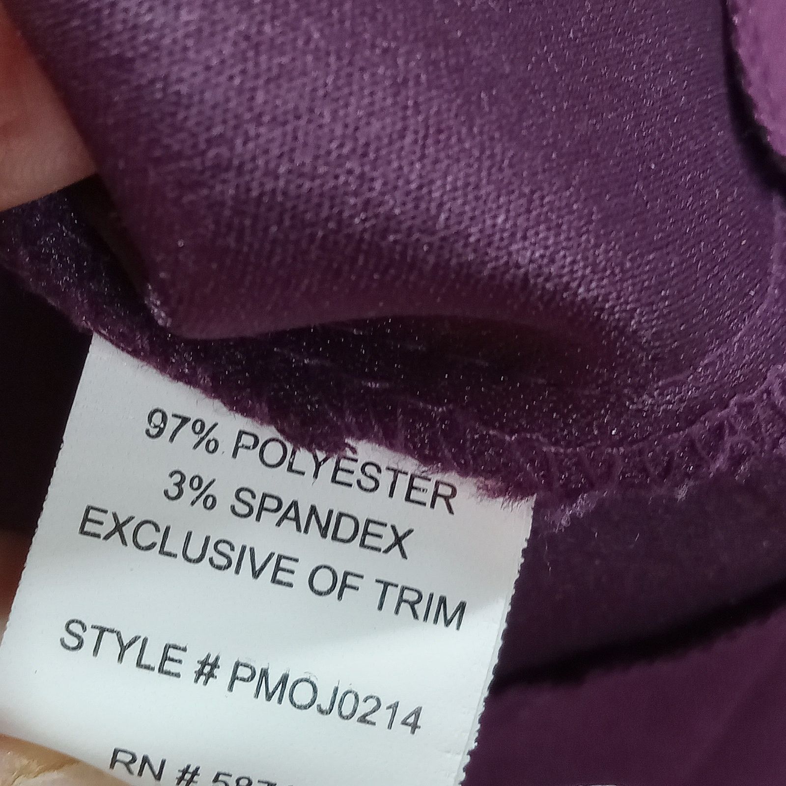 & Other Stories Notations Petite Blazer Jacket PS Women's Burgundy Polyester Size S / US 4 / IT 40 - 5 Thumbnail