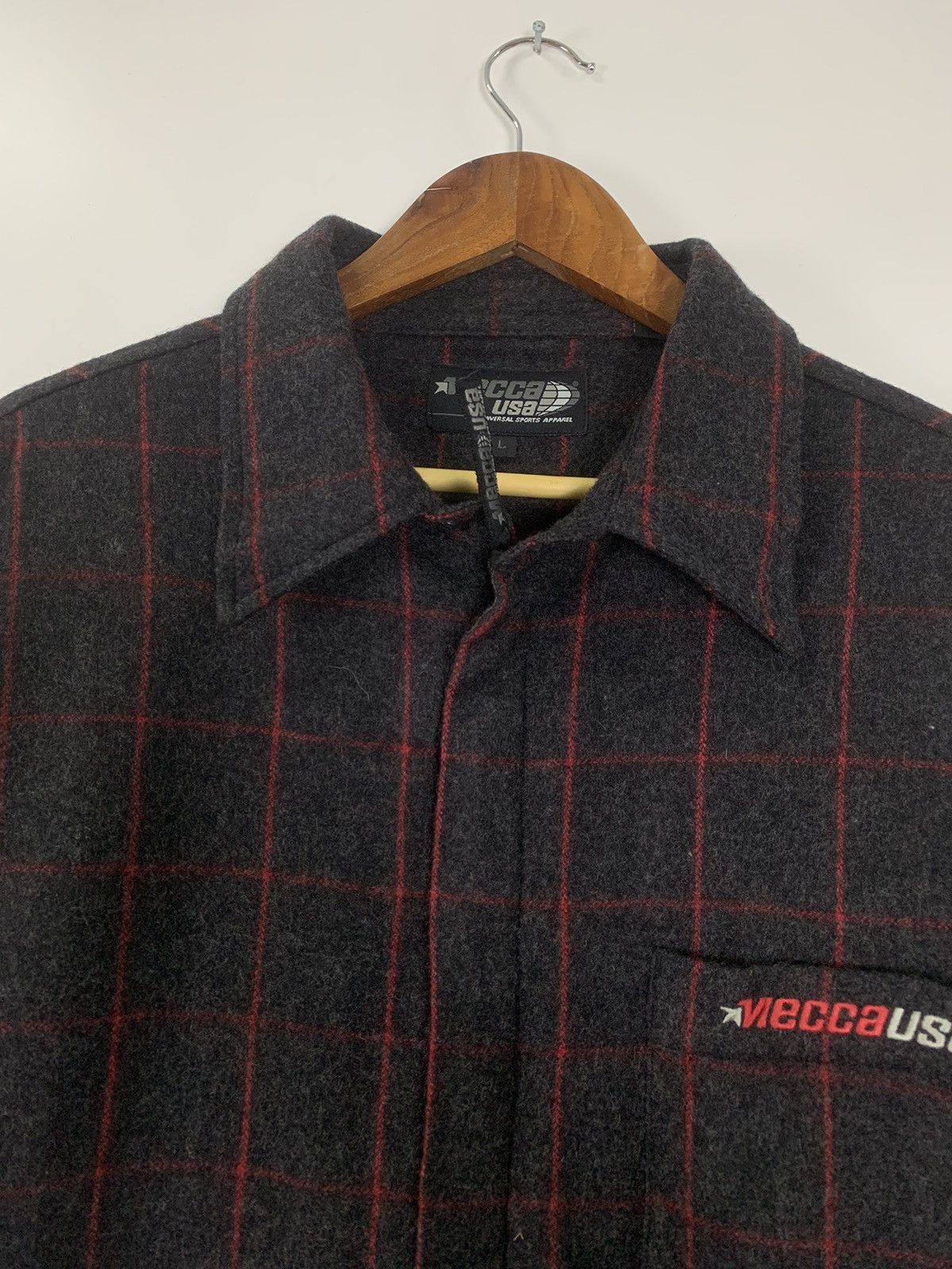 Japanese Brand × Vintage Vintage Mecca USA Wool Jacket Size US L / EU 52-54 / 3 - 4 Thumbnail