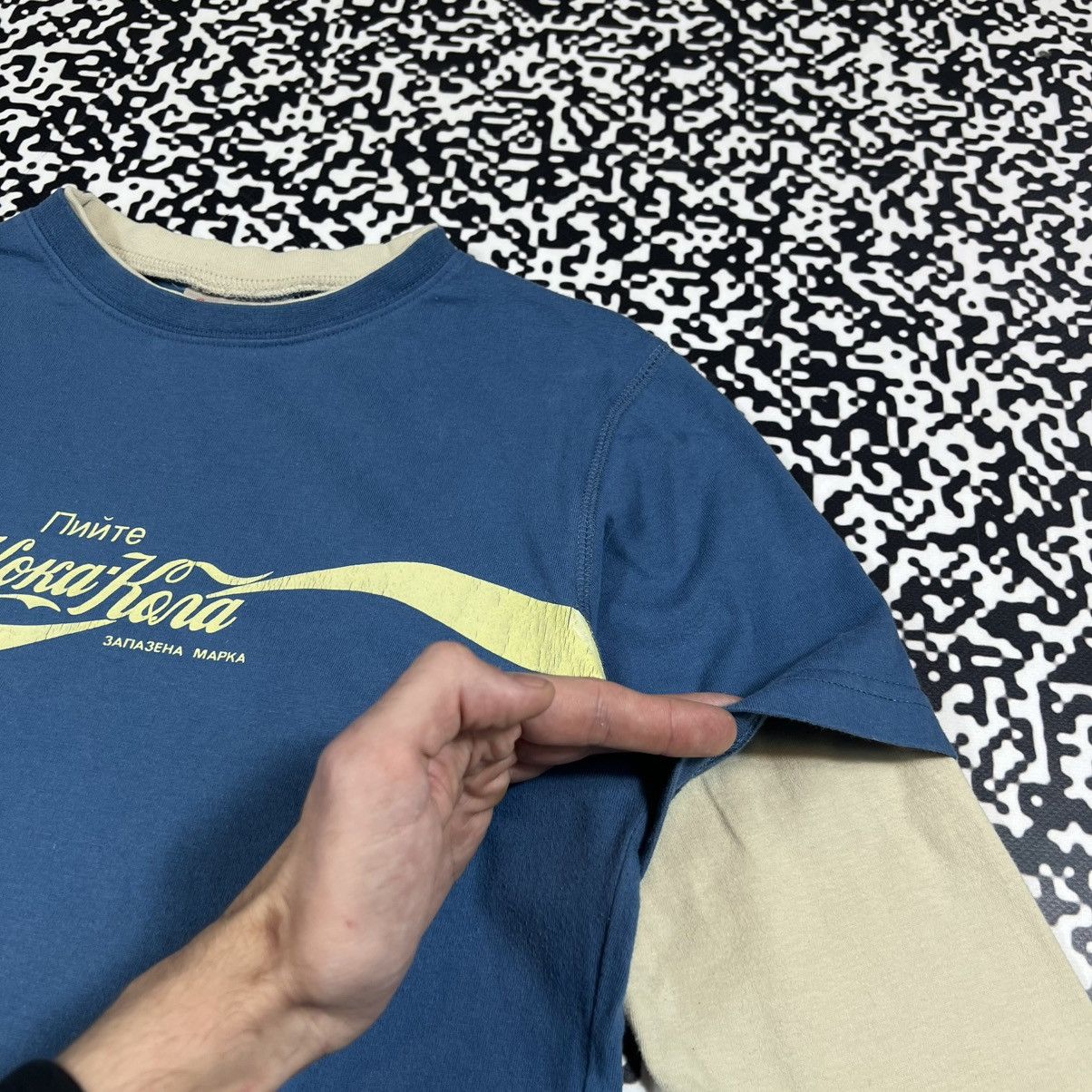 Coca Cola RARE 90s Vintage Coca Cola Big Logo Retro Longsleeve Size S / US 4 / IT 40 - 10 Thumbnail