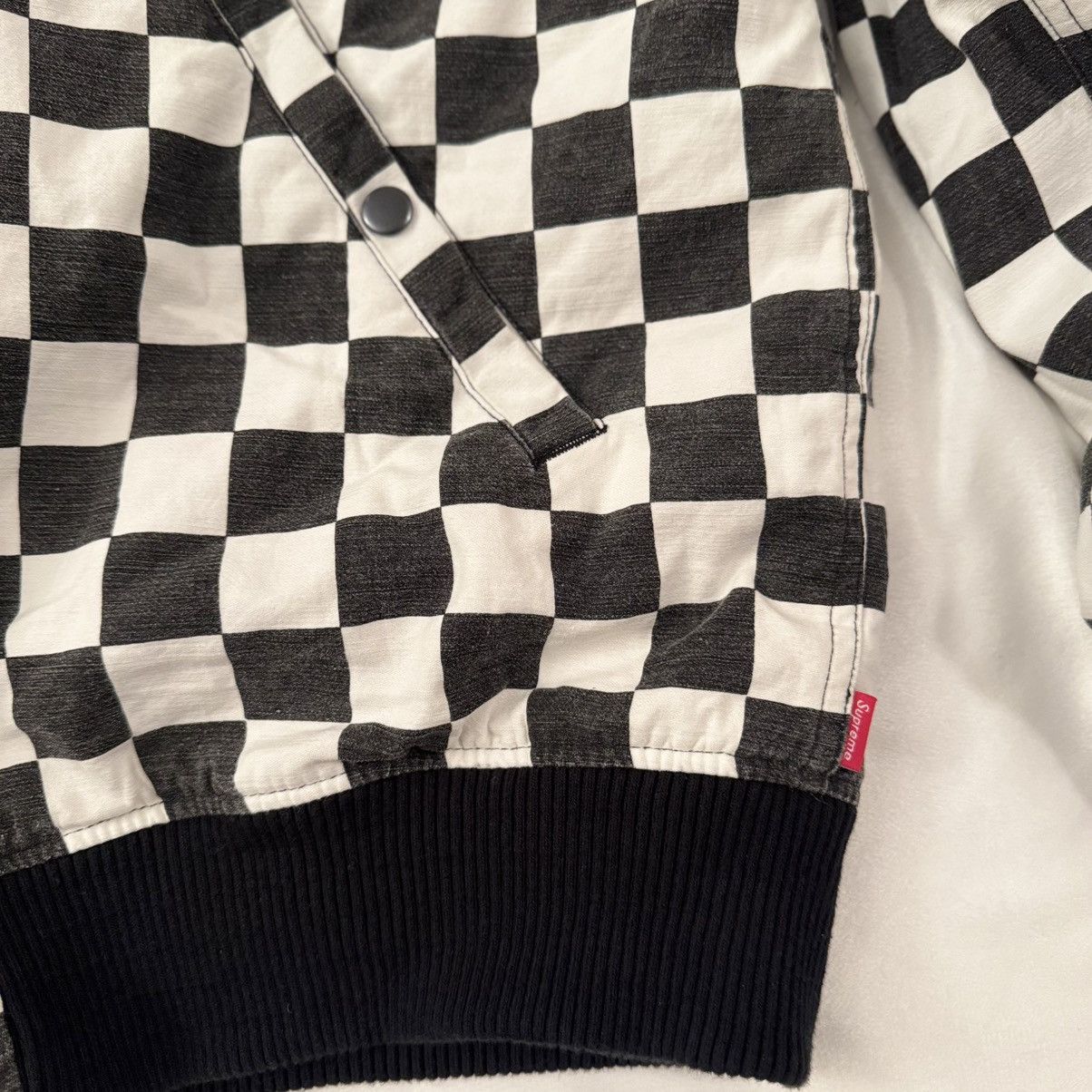 Supreme Supreme Reversible Checkered MA-1 Bomber Jacket Size US XL / EU 56 / 4 - 13 Thumbnail