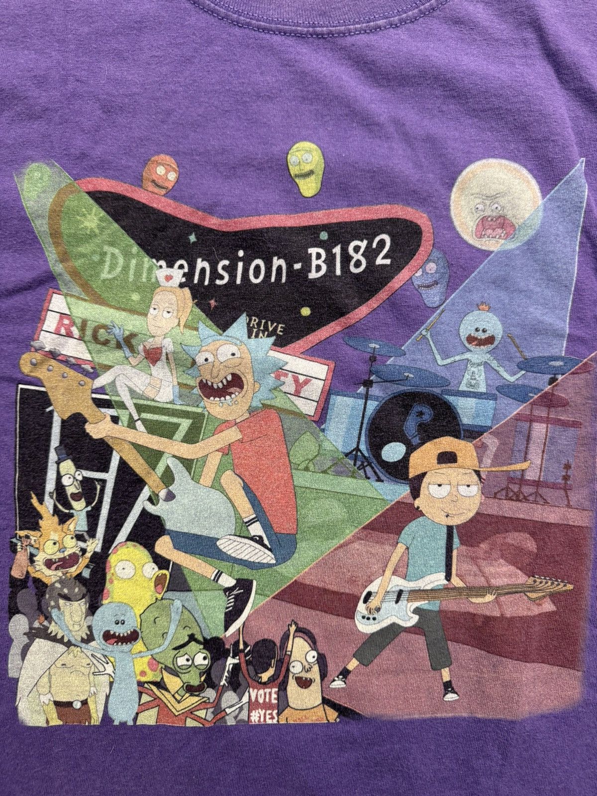 Band Tees × Cartoon Network Rick & Morty “Tom Mark & Travis Show” Y2K Blink-182 Tee Size US M / EU 48-50 / 2 - 1 Thumbnail