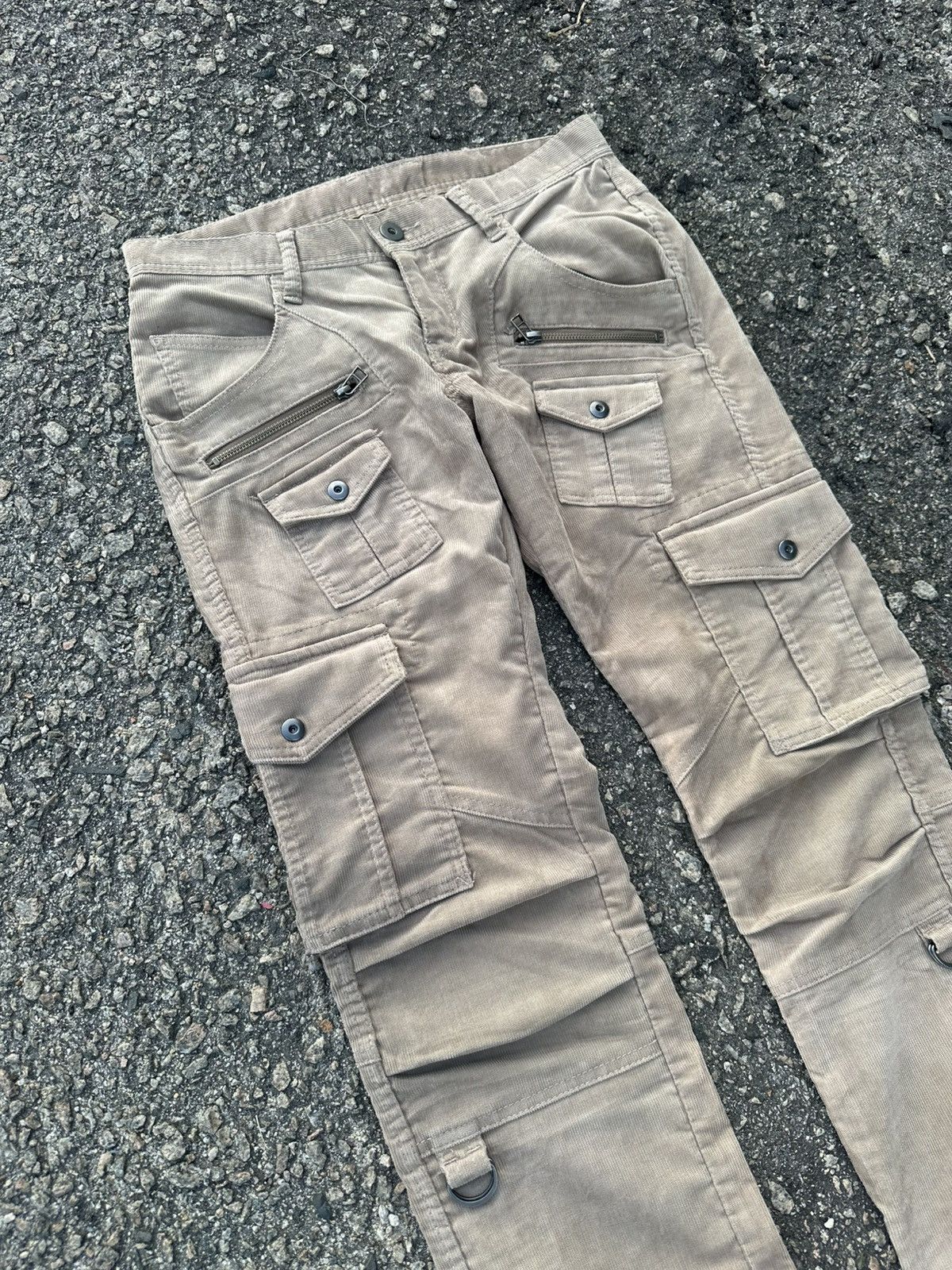 If Six Was Nine CONDUROY CARGO PANTS RATTLE TRAP SENDITIONARIES STYLE Size US 31 - 6 Thumbnail