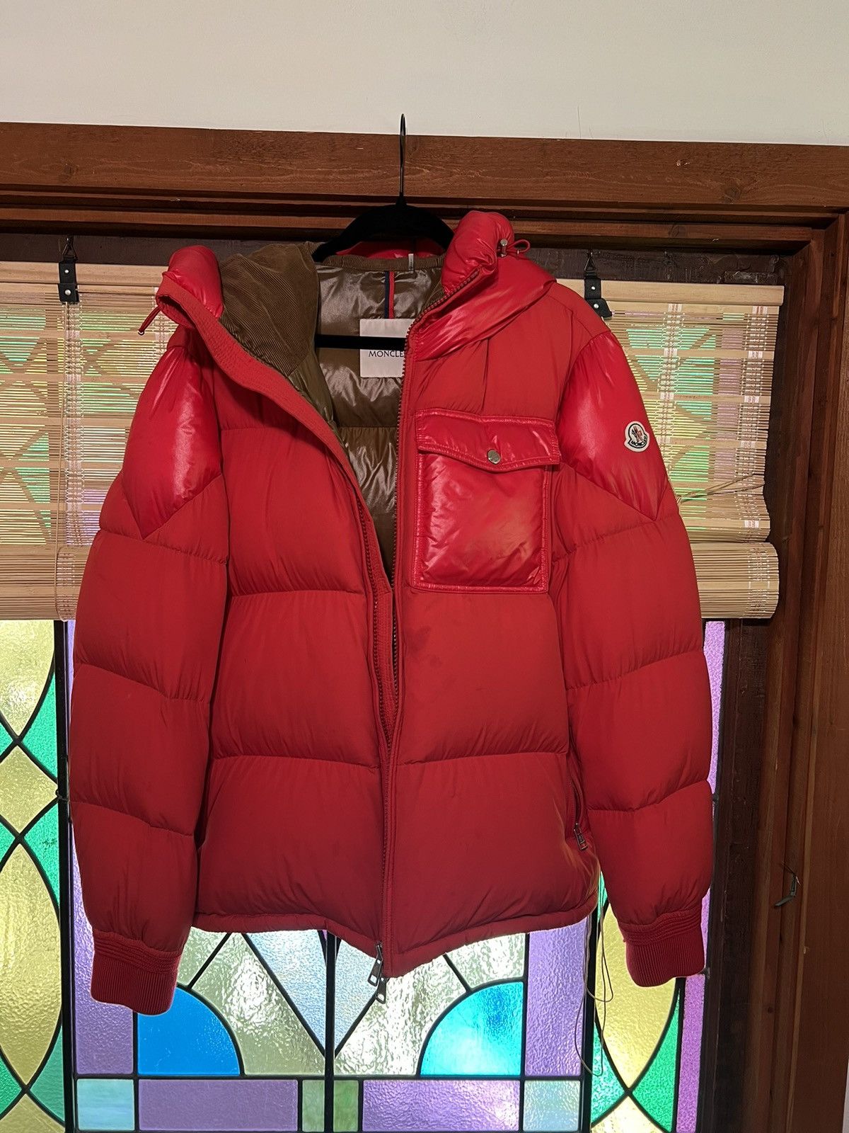 Moncler Moncler red puffer Size US XL / EU 56 / 4 - 1 Thumbnail