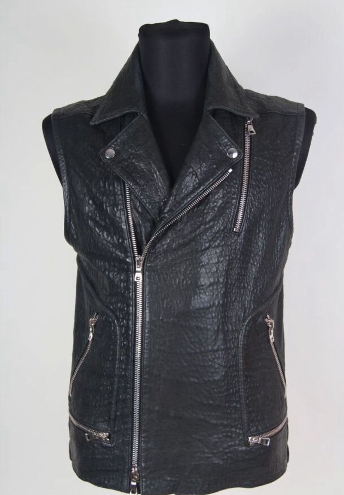 Balmain 2012 Balmain Leather Vest Size US M / EU 48-50 / 2 - 2 Thumbnail