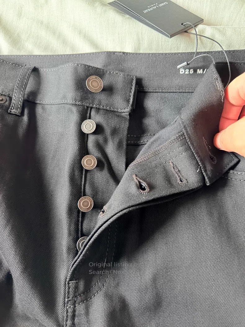 Saint Laurent Paris Saint Laurent Paris Black Men's Jeans Size US 32 / EU 48 - 8 Thumbnail
