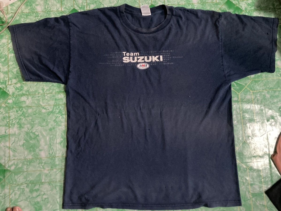 Japanese Brand × Vintage Vintage T-shirt Suzuki Team Size US XL / EU 56 / 4 - 1 Thumbnail