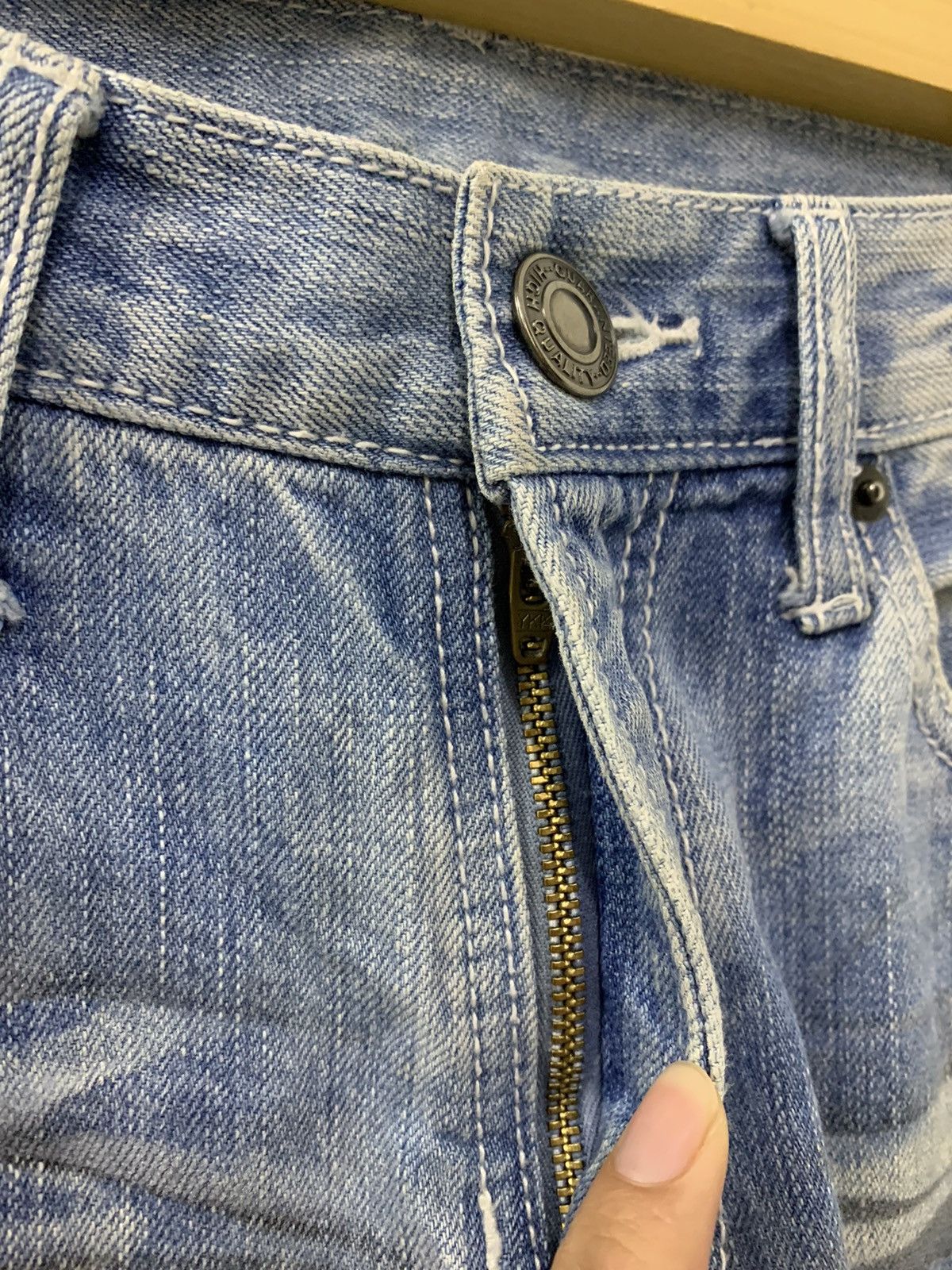 Semantic Design Distressed Denim