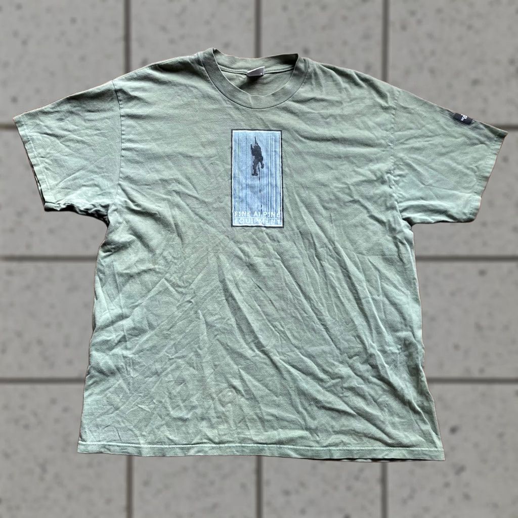 The North Face VINTAGE The North Face Shirt XL Mens Green 90s Outdoor Logo US Box Logo Alpine Equipment Size US XL / EU 56 / 4 - 1 Thumbnail