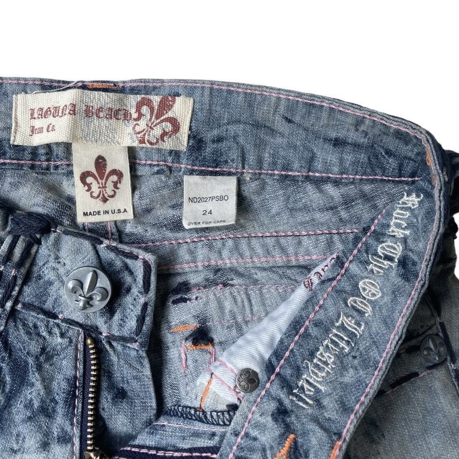 Vintage Laguna Beach Jeans Vintage Distressed Denim Size 30" / US 8 / IT 44 - 10 Thumbnail