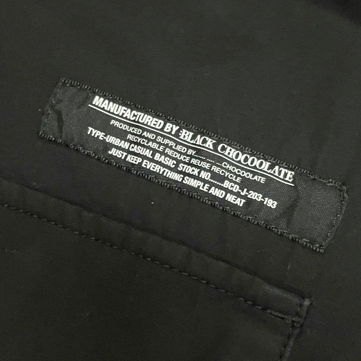 CHOCOOLATE Chocoolate U-SN Black Military Oversized Shirt Size US XL / EU 56 / 4 - 9 Thumbnail