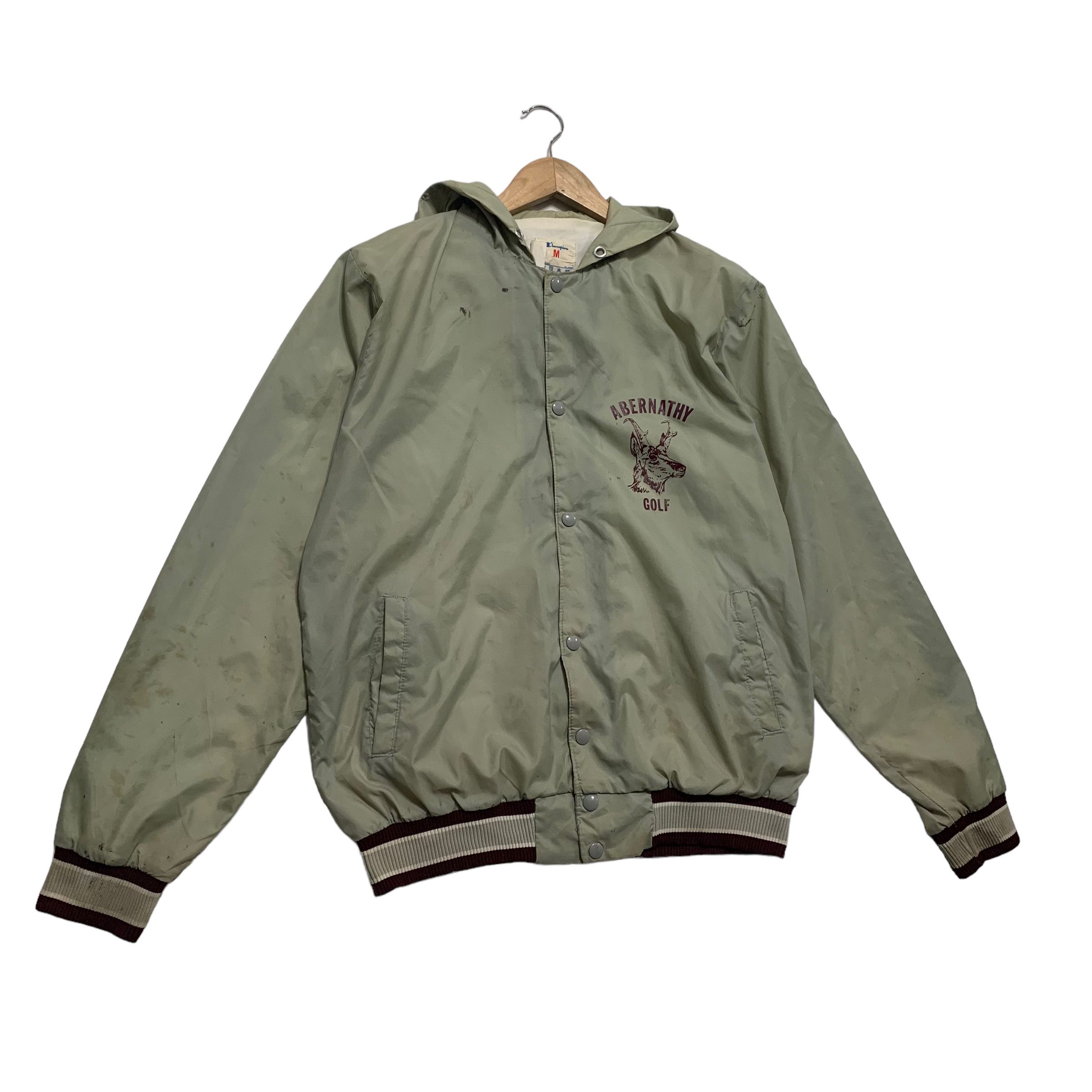 Champion Vintage 80s Champion Abernathy Golf Hooded Jacket Size US M / EU 48-50 / 2 - 2 Thumbnail