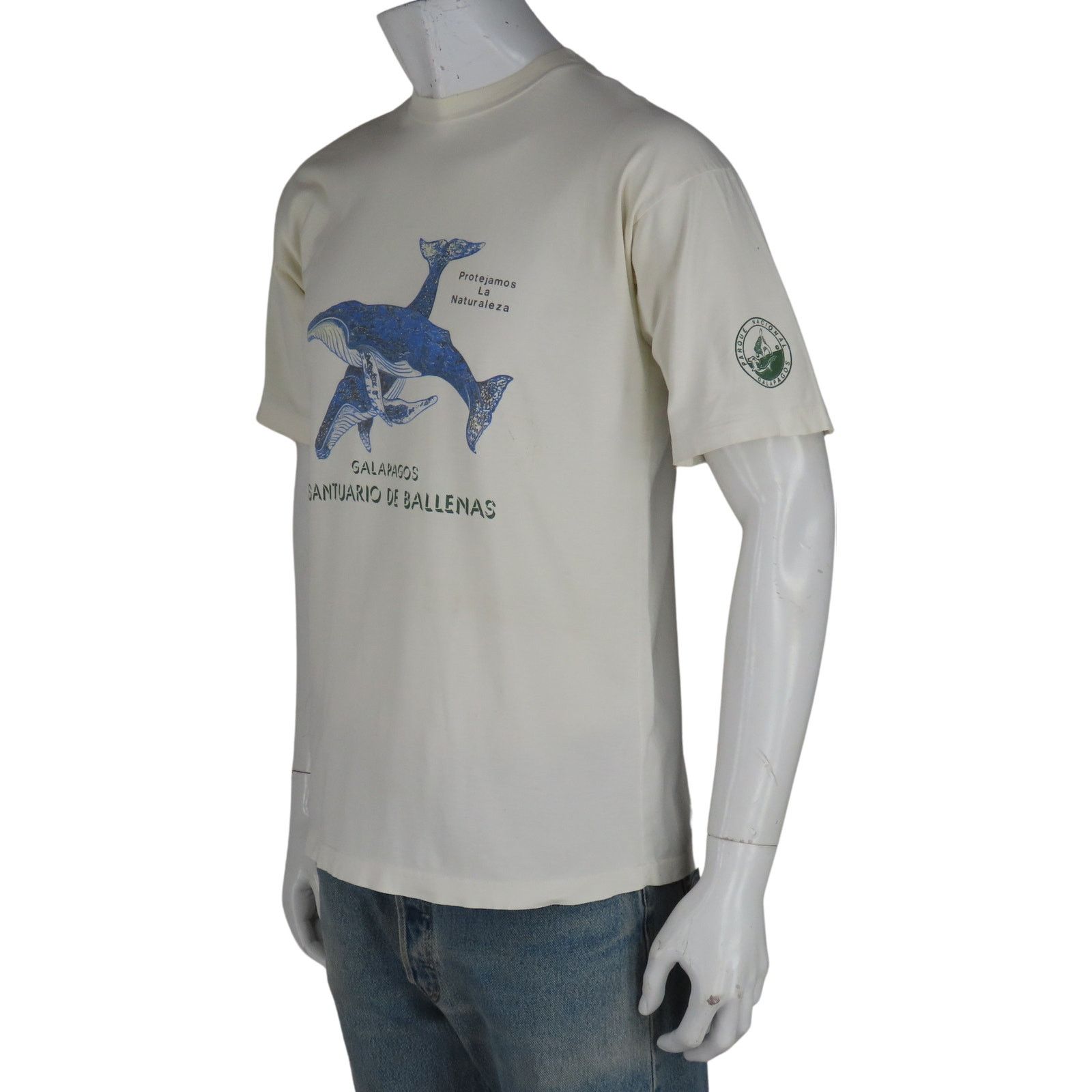 Vintage 90s Vintage National Park Whales Galapagos Islands T Shirt Size US S / EU 44-46 / 1 - 3 Thumbnail