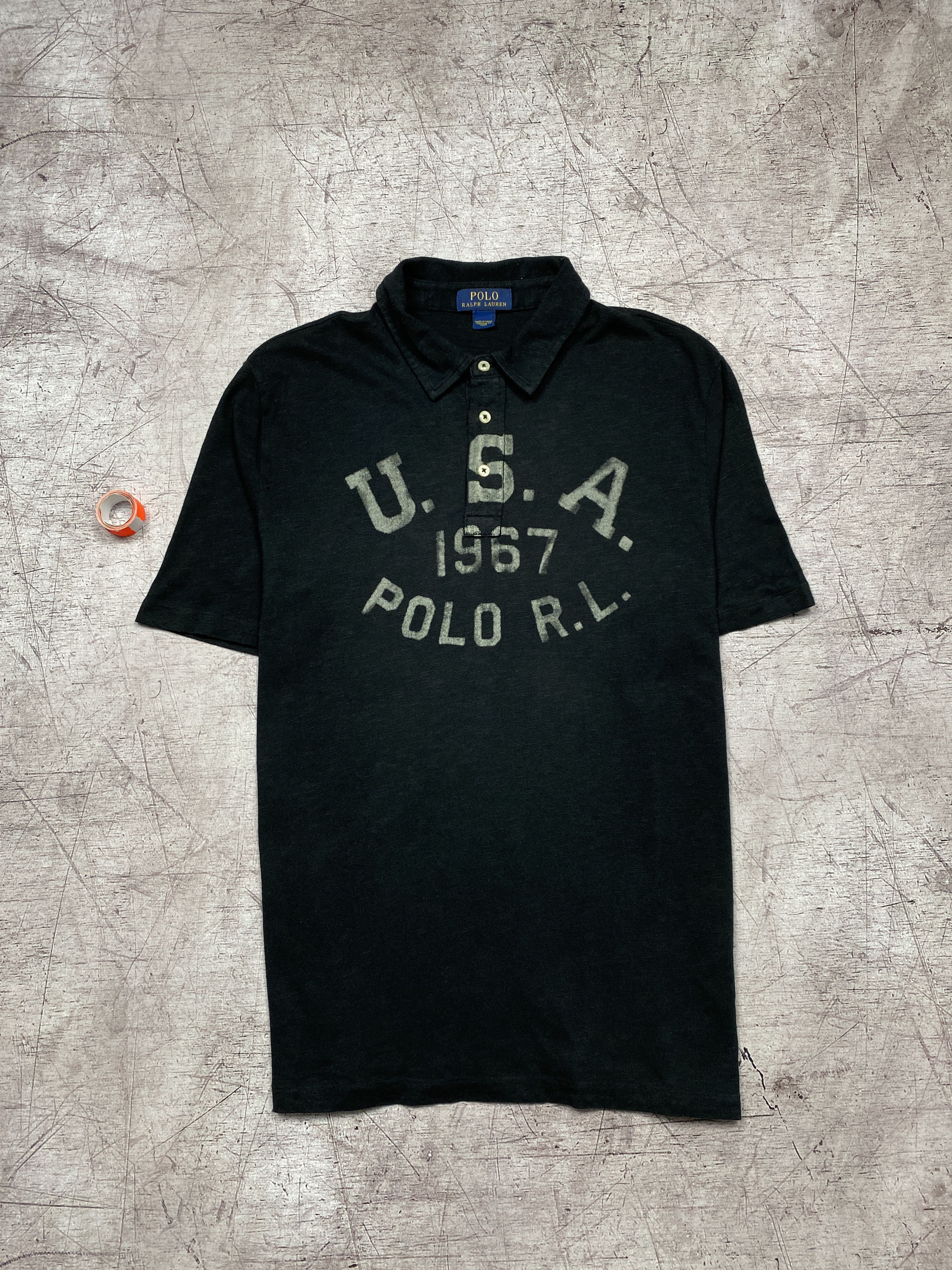 Polo Ralph Lauren Polo Ralph Lauren USA Vintage Mens Big Logo Polo Shirt Size US S / EU 44-46 / 1 - 1 Thumbnail