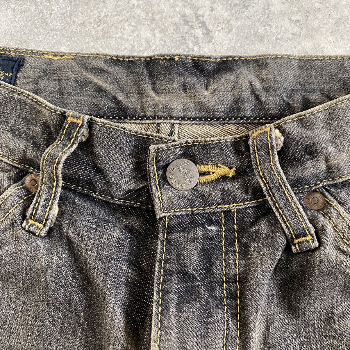 Vintage Vintage Lee Mud Washed Bootcut Flared Denim Jeans Size US 27 - 10 Thumbnail