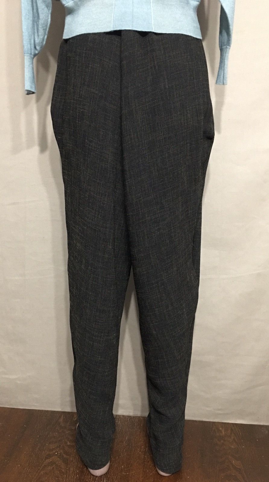Designer OSKA Triacetate Blend Knit Trousers Pants Size 3 UK 14 Size 32" / US 10 / IT 46 - 5 Thumbnail