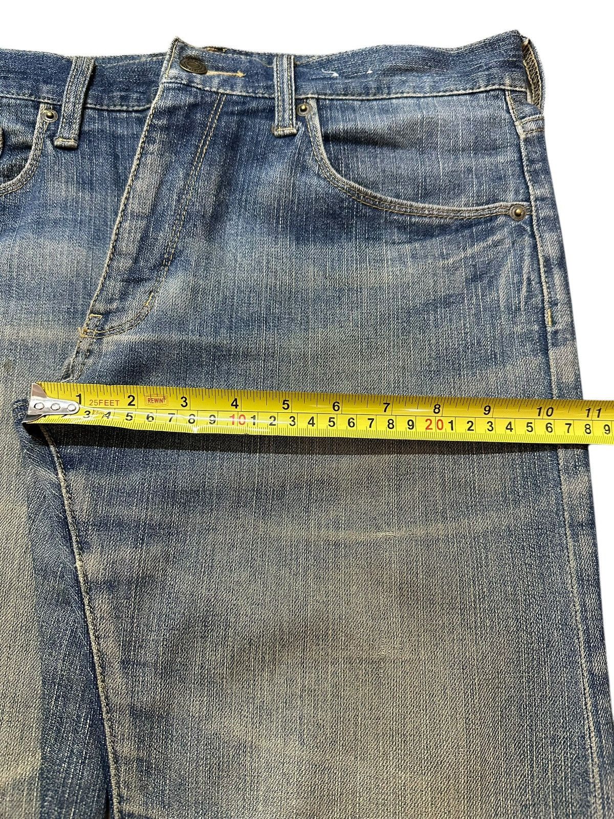 Japanese Brand Vintage Japanese Brand Faded Mud Wash Style Jeans Size US 32 / EU 48 - 14 Thumbnail