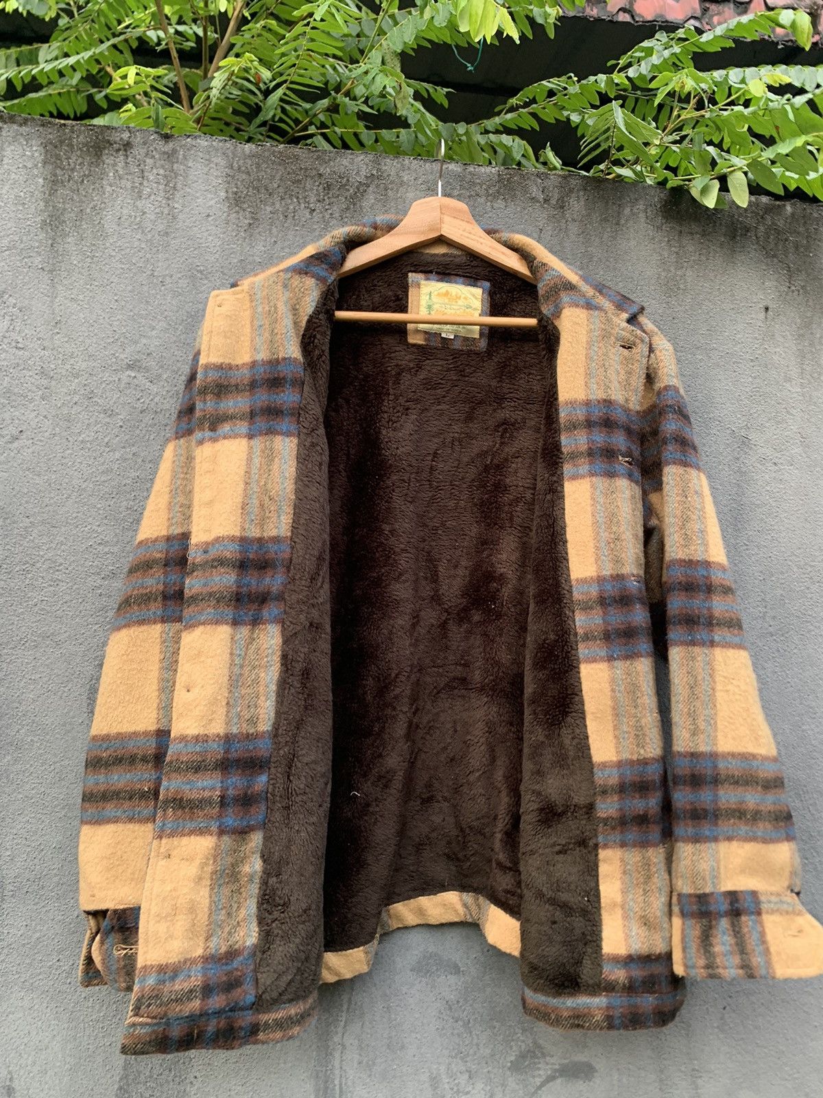 Wrangler 👹Vintage Wrangler Wool Flannel Fur Lined Jacket Size US L / EU 52-54 / 3 - 10 Thumbnail