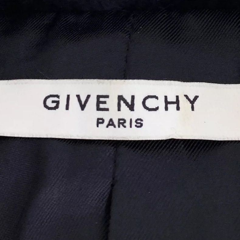 Givenchy Givenchy Size38 Black Crew Neck Long Sleeve Fur Jacket Size US M / EU 48-50 / 2 - 5 Thumbnail