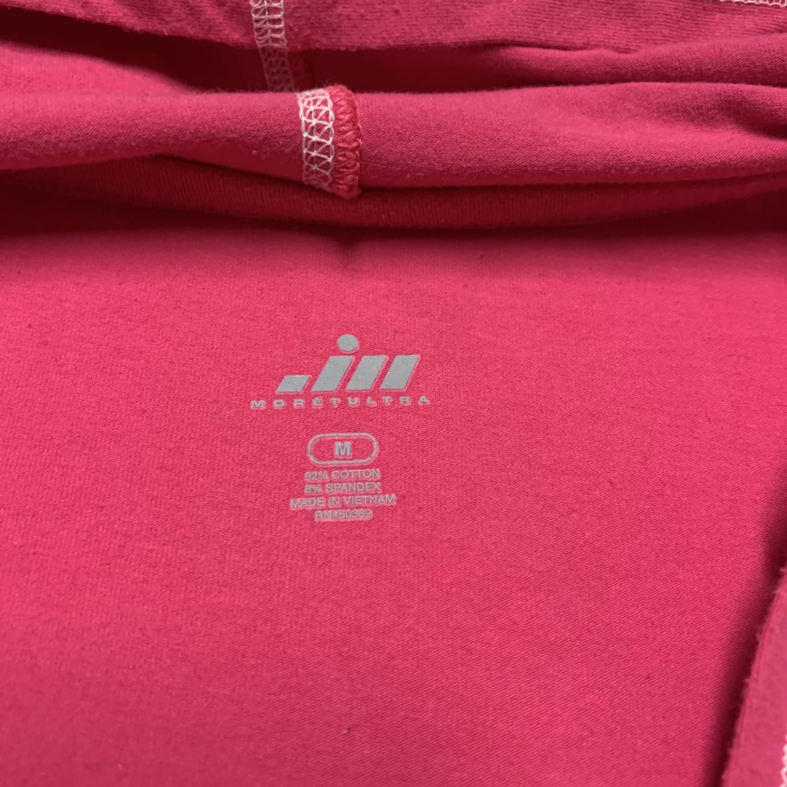 Other JU MORETULTRA Women's M Pink Hooded Long Sleeve Top Size M / US 6-8 / IT 42-44 - 4 Thumbnail