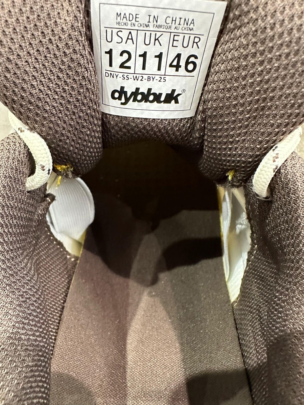 Dybbuk DYBBUK - Vortex V.2 Sneakers Brown Yellow Size US 12 / EU 45 - 6 Thumbnail