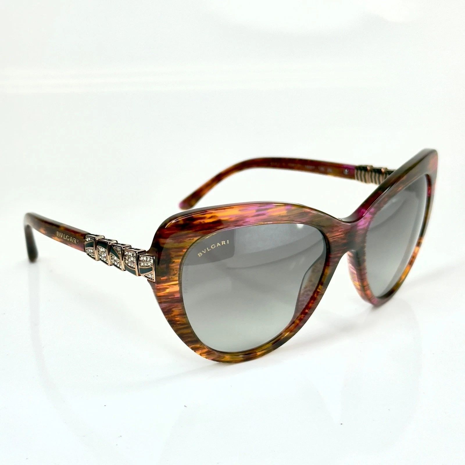 Bvlgari BVLGARI BV8143B 8143 Serpenti Orange Red Fantasy Sunglasses Size ONE SIZE - 10 Thumbnail