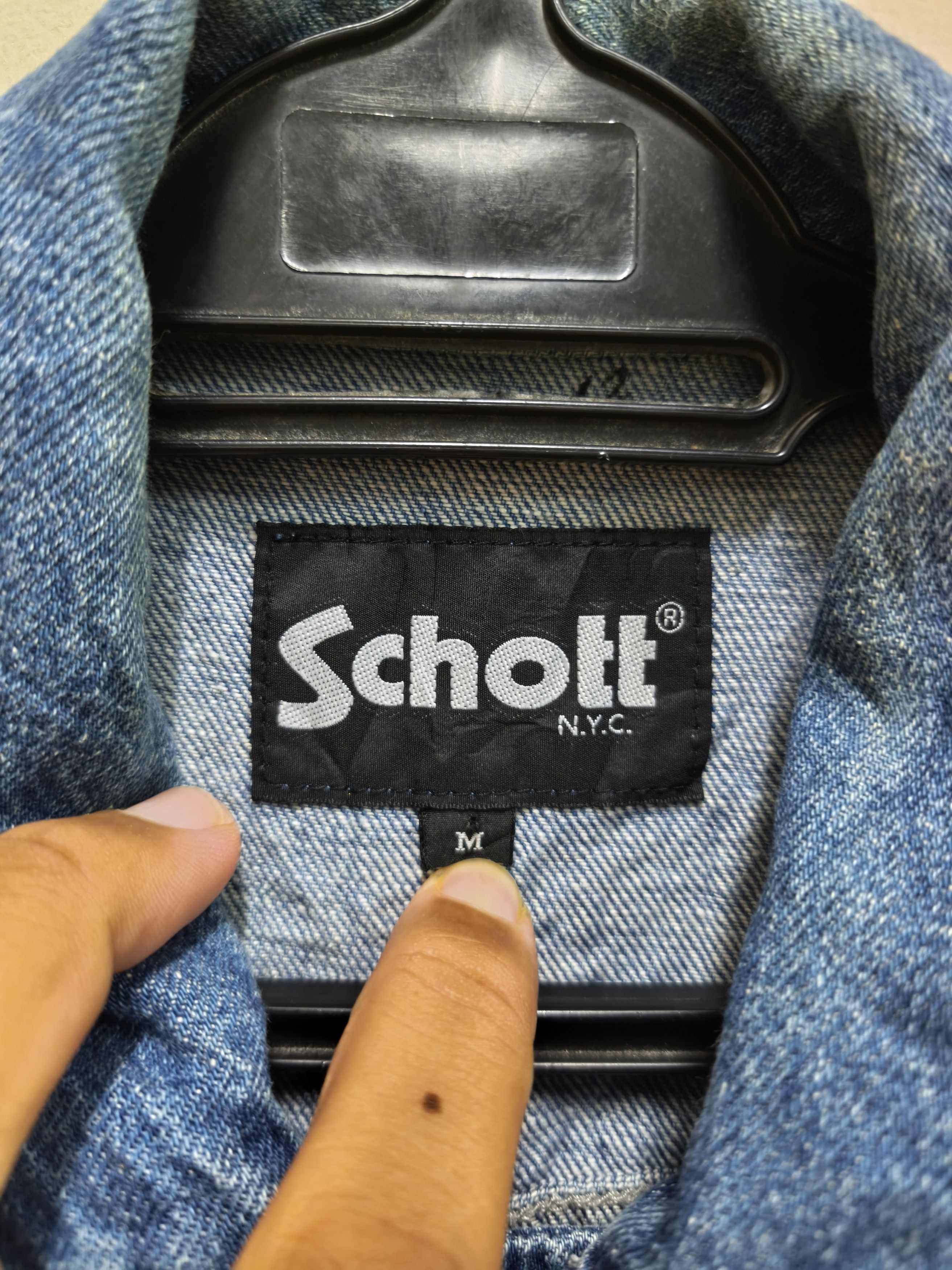Schott Schott NYC Nep Denim Jacket Size US M / EU 48-50 / 2 - 12 Thumbnail