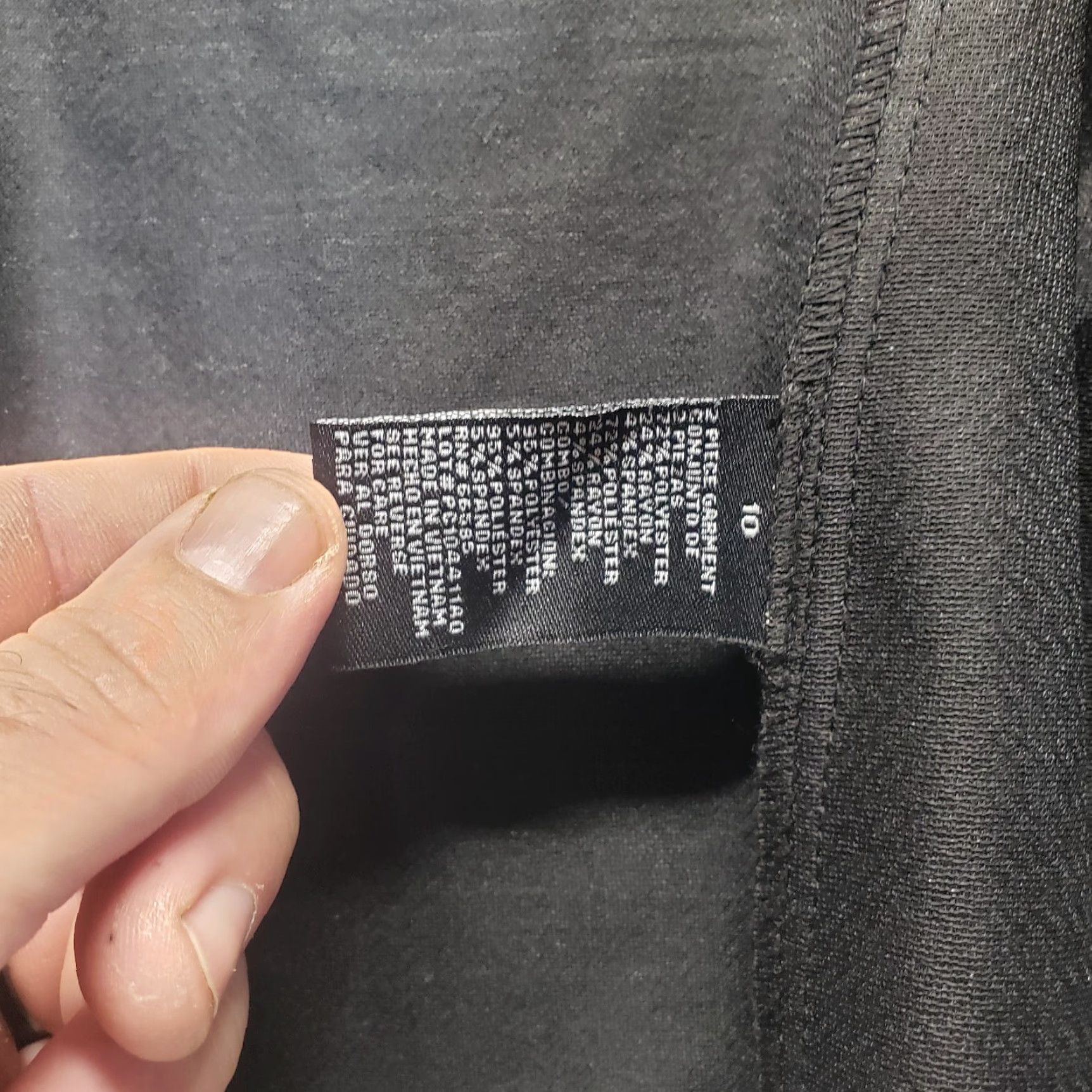 Vintage NEW Perceptions Cardigan Sweater Coat Women Adult 10 Gray Black Cotton Polyester Spandex Sweater Womens 90s? Size L / US 10 / IT 46 - 4 Thumbnail