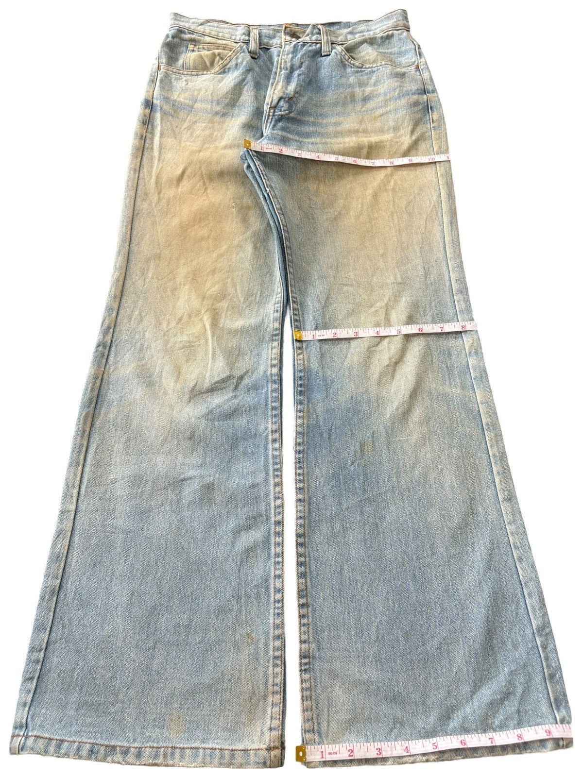 Levi's Vintage 90s Levis 519 Mud Wash Flare Jeans Size US 28 / EU 44 - 14 Thumbnail