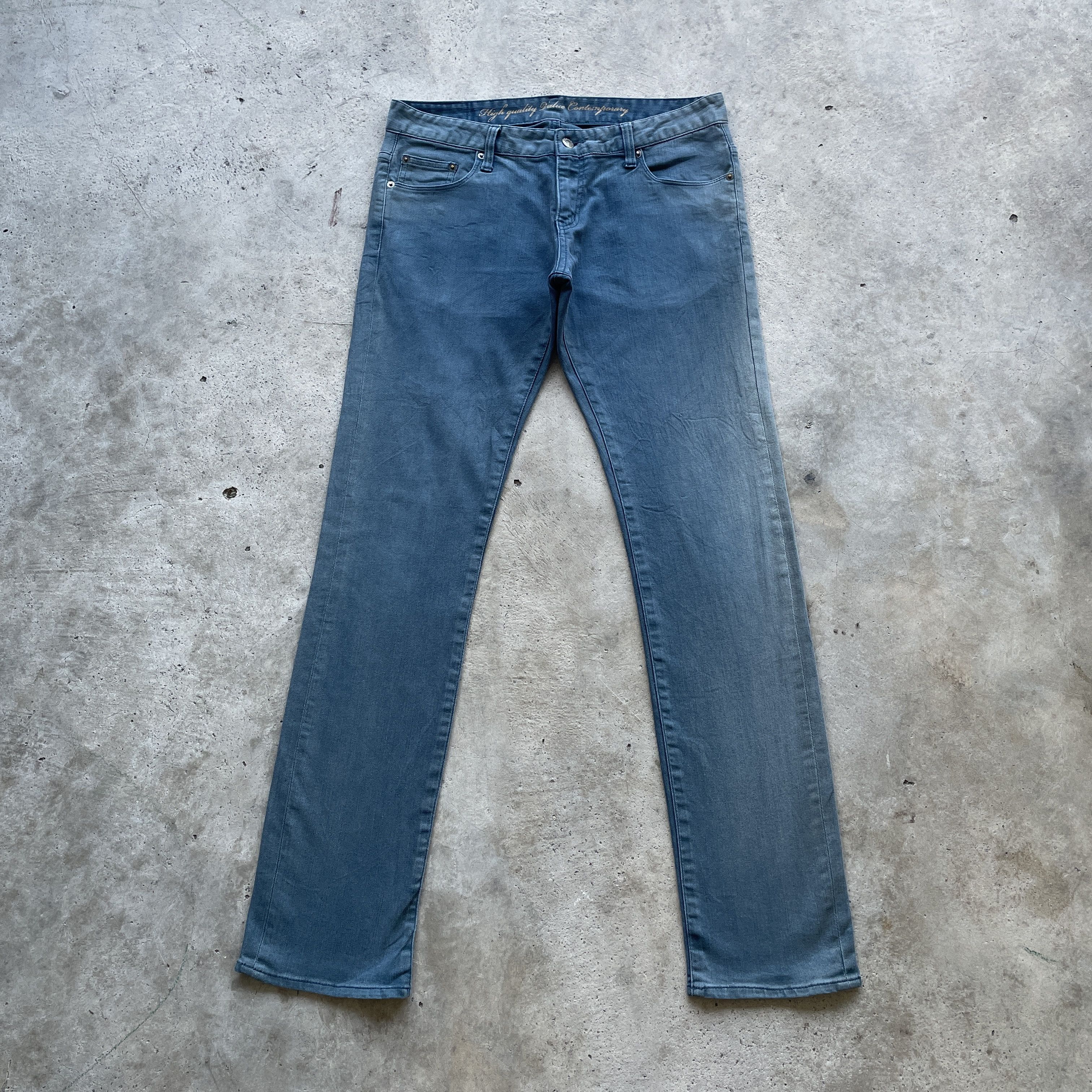 Faded Glory × Japanese Brand VINTAGE HVC DENIM PANTS JEANS FADED W34x33 Size US 34 / EU 50 - 2 Thumbnail