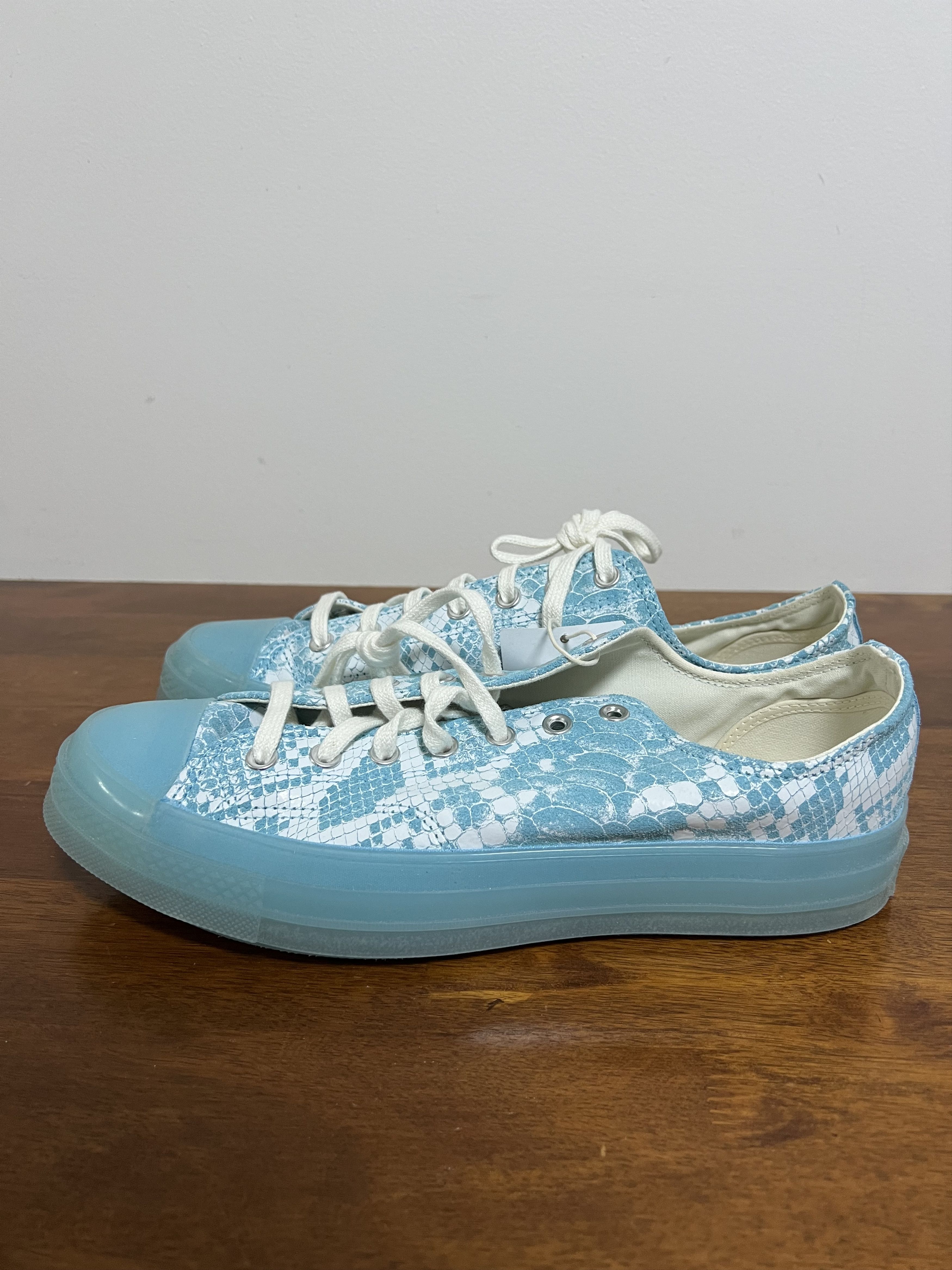 Converse 💚 2022 Golf Wang x Converse "Blue Python" Chuck 70 OX NEW Size US 11 / EU 44 - 9 Thumbnail
