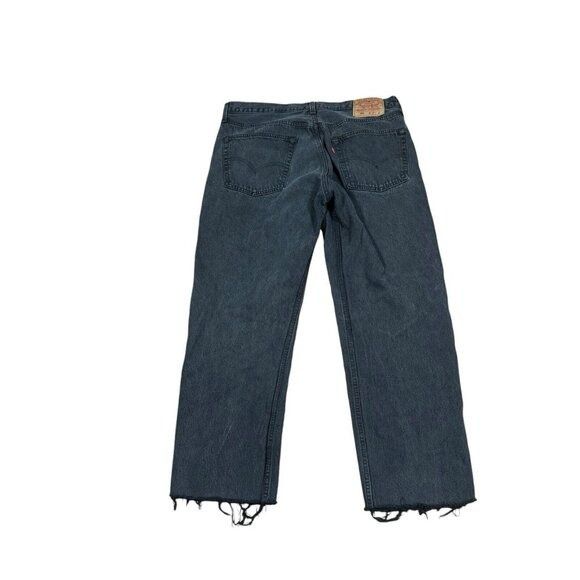 Levi's × Levi's Vintage Clothing Vintage Levis 501-0660 Jeans Mens 36x27 Faded Black, Raw Hem Size US 36 / EU 52 - 7 Thumbnail