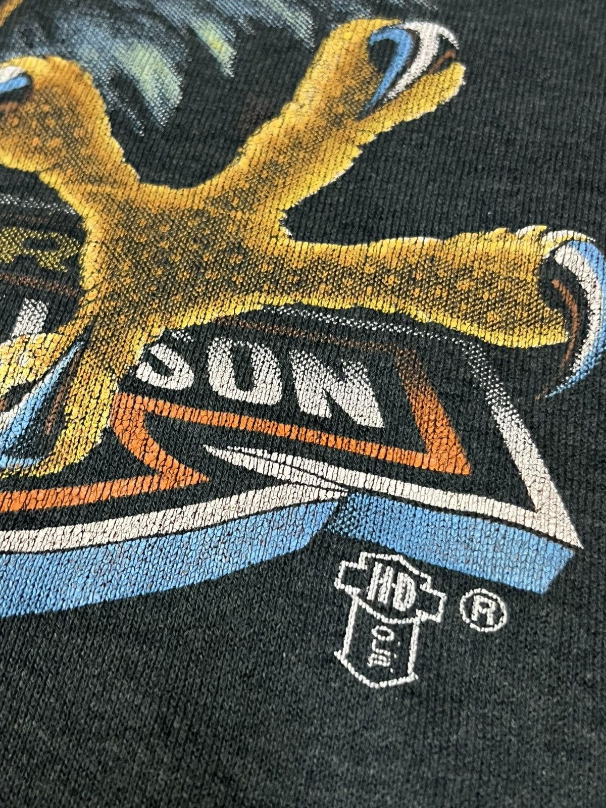 Harley Davidson Vintage 1987 3D Emblem Harley Davidson Cut Sleeve Sweatshirt Size US L / EU 52-54 / 3 - 4 Thumbnail