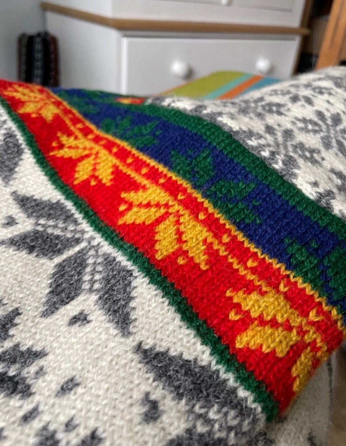 Vintage Vintage Wool Sweater Scandinavian VM Pa Ski Trondheim 97 Size US XL / EU 56 / 4 - 5 Thumbnail