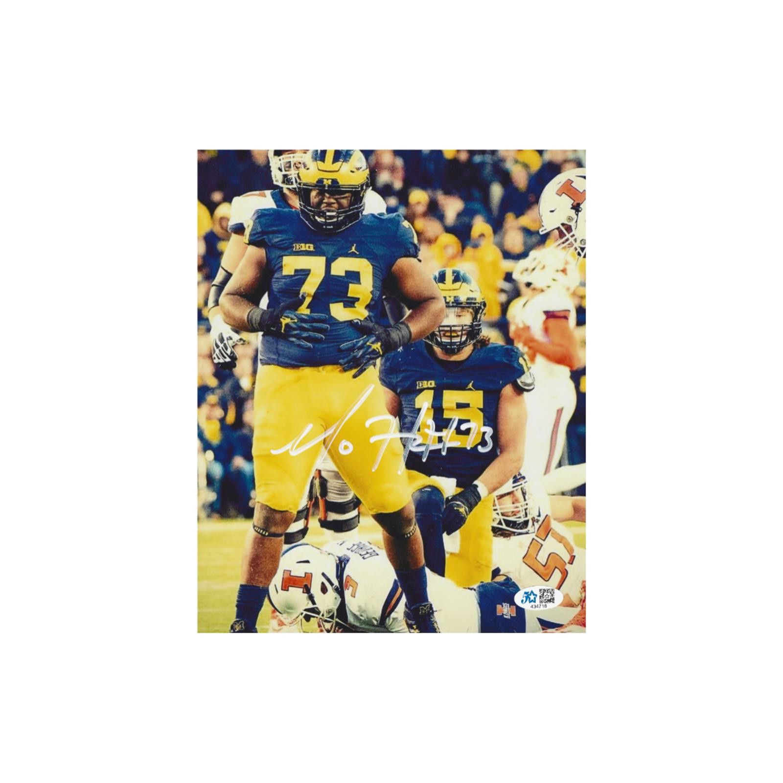 Other MAURICE HURST SIGNED Michigan 8X10 PHOTO COA W/Frame Size ONE SIZE - 3 Thumbnail