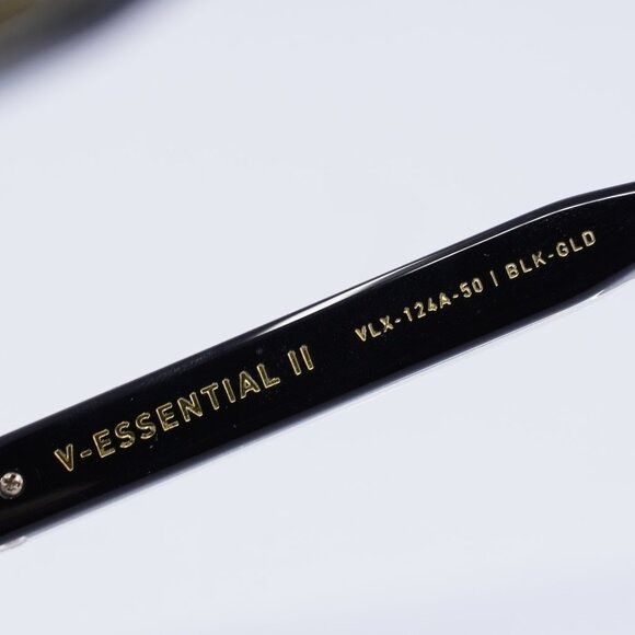 Valentino Valentino V-ESSENTIAL II VLX-124A Eyeglasses Shiny Black 50m Size ONE SIZE - 8 Thumbnail