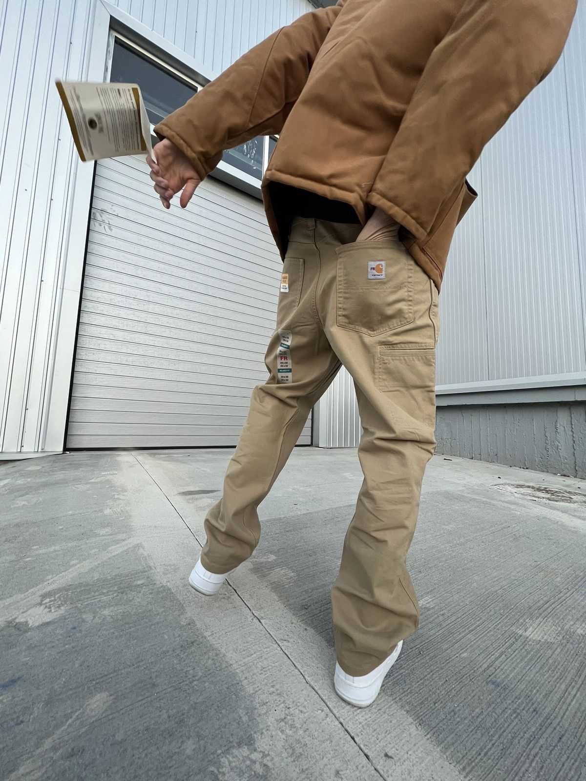 Carhartt × Vintage Vintage Carhartt Pants FR Worker Size US 32 / EU 48 - 13 Thumbnail