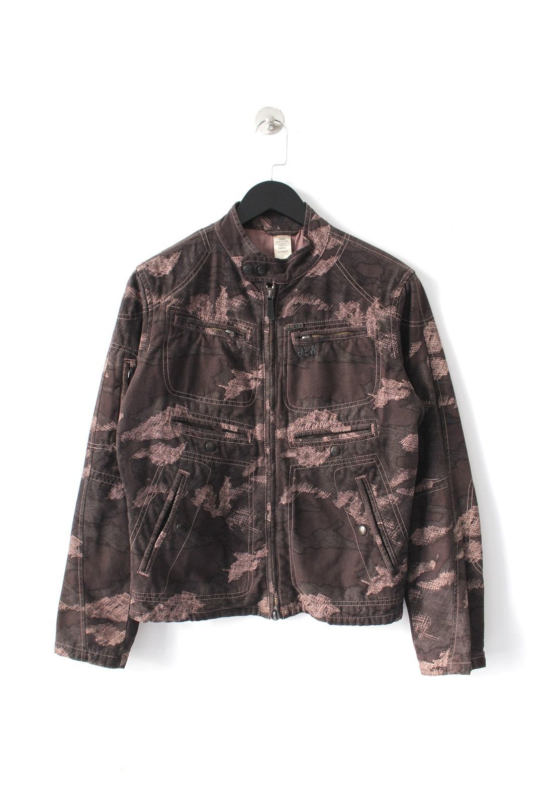 Diesel 2000S DIESEL D78 “SHADOW CAMO” 8-POCKET FIELD JACKET Size US S / EU 44-46 / 1 - 1 Thumbnail