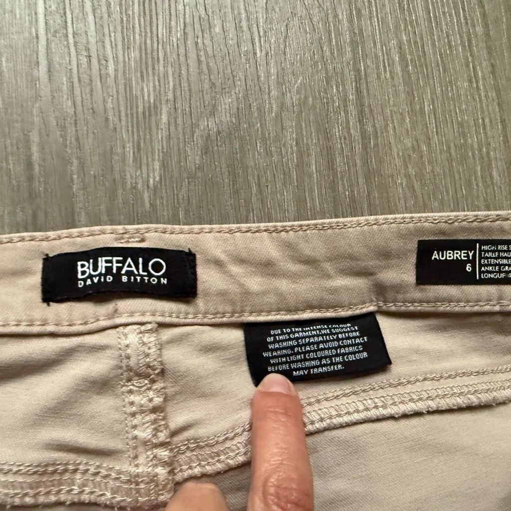 Buffalo David Bitton Buffalo David Bitton Women's Skinny Jeans in Beige Size 28" / US 6 / IT 42 - 3 Thumbnail