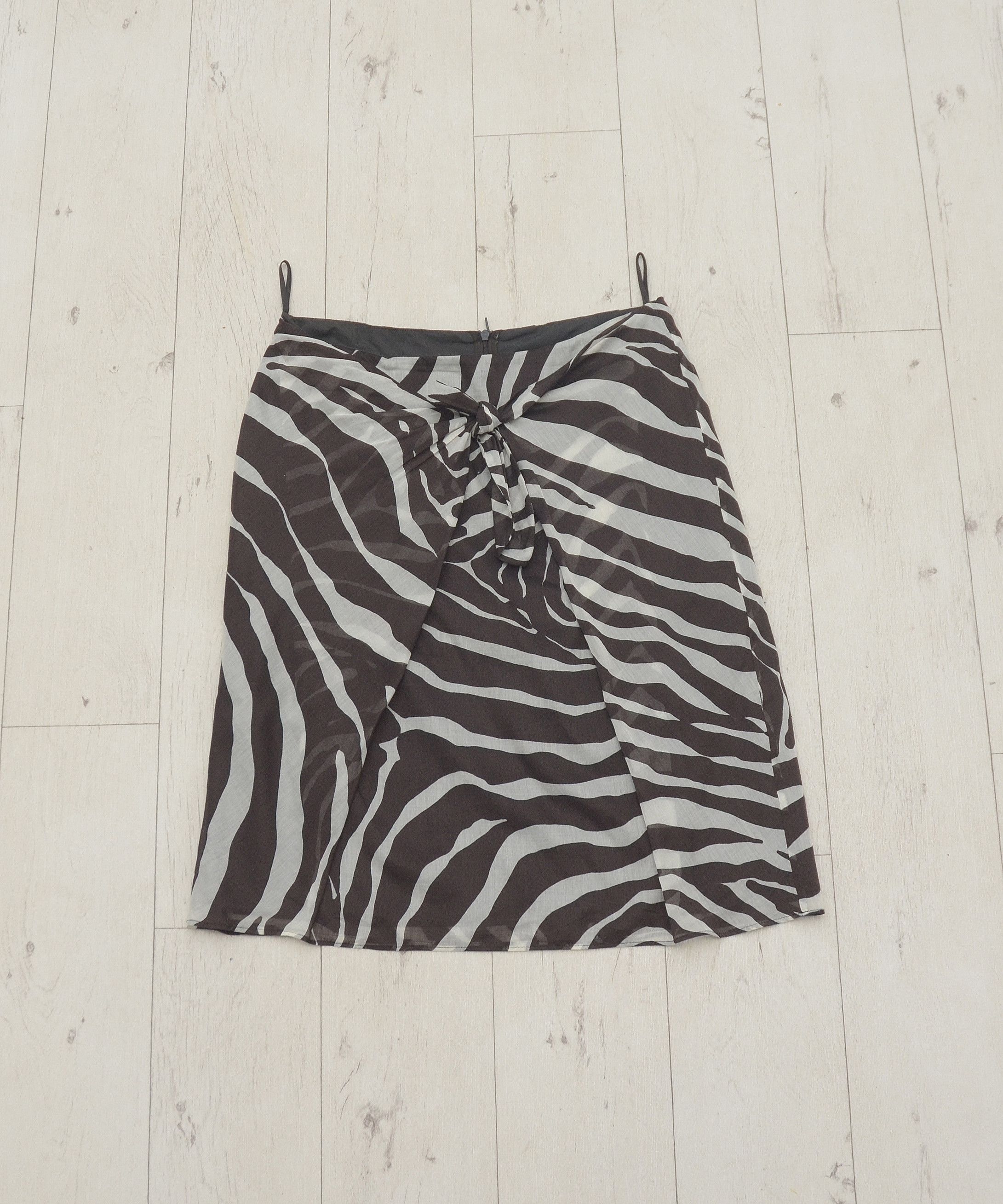 Hugo Boss HUGO BOSS ZEBRA ANIMAL PRINT HIGH PENCIL SKIRT Size 28" / US 6 / IT 42 - 1 Thumbnail