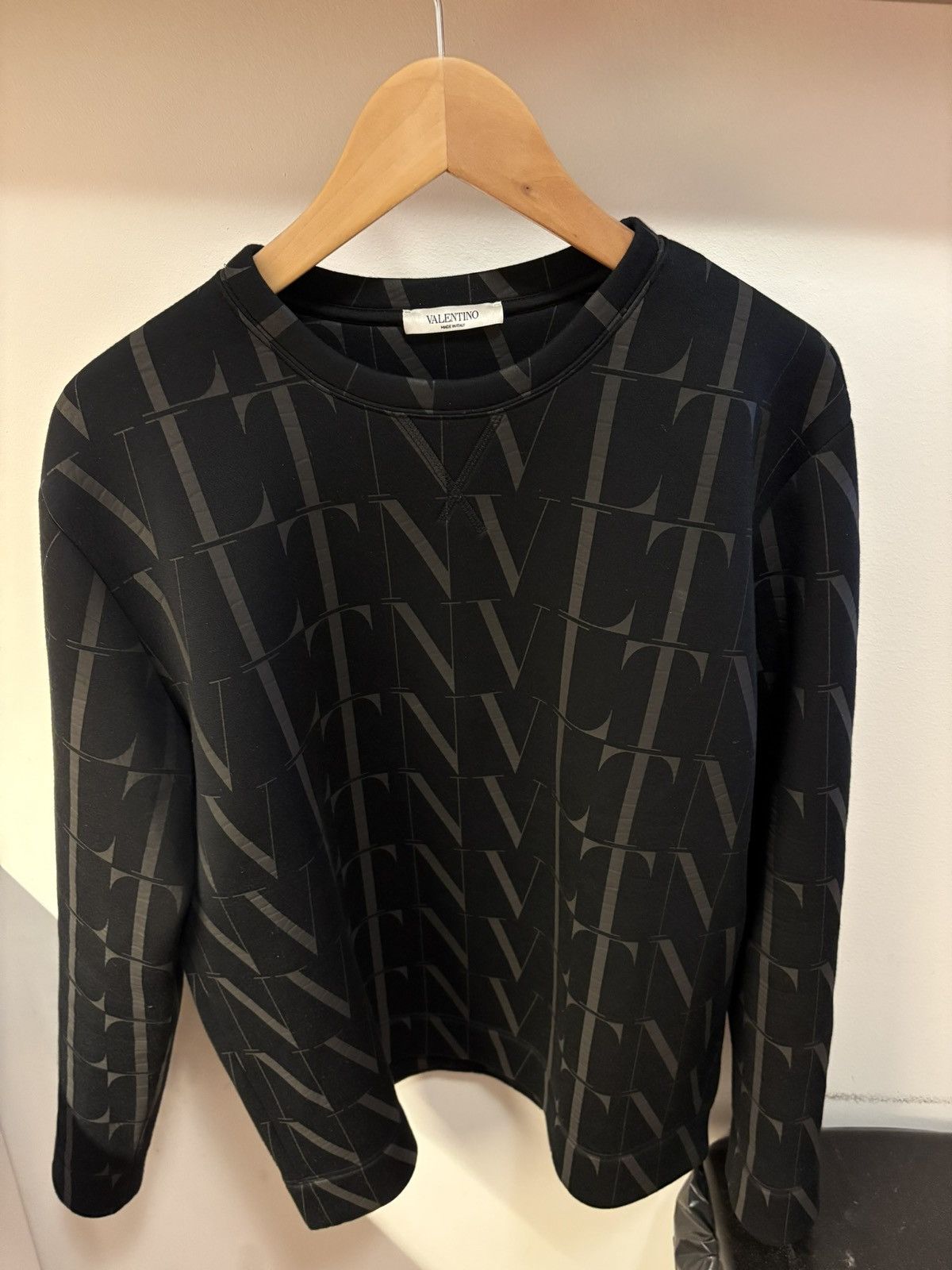 Valentino Valentino VLTN LOGO SWEATSHIRT Size US M / EU 48-50 / 2 - 1 Thumbnail