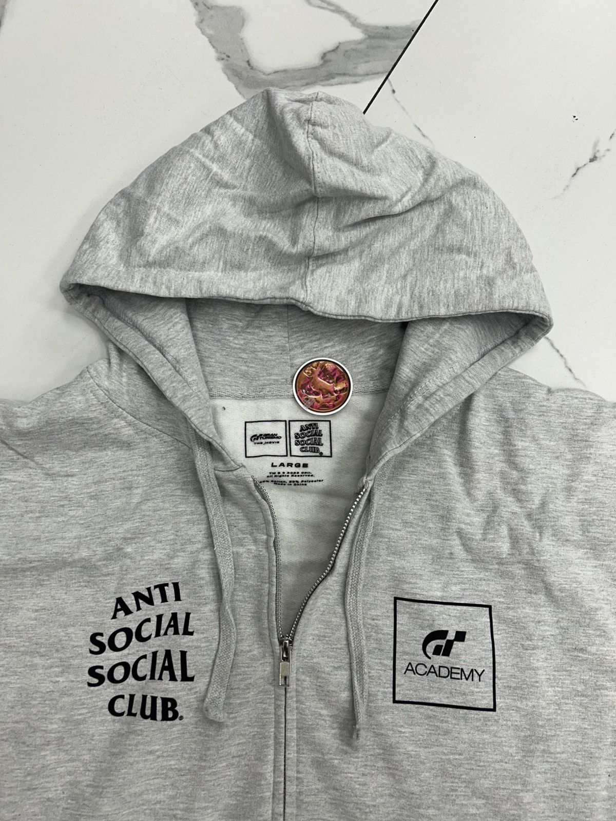 Anti Social Social Club Anti Social Social Club x Gran Turismo Flag Zip Hoodie Size US L / EU 52-54 / 3 - 5 Thumbnail