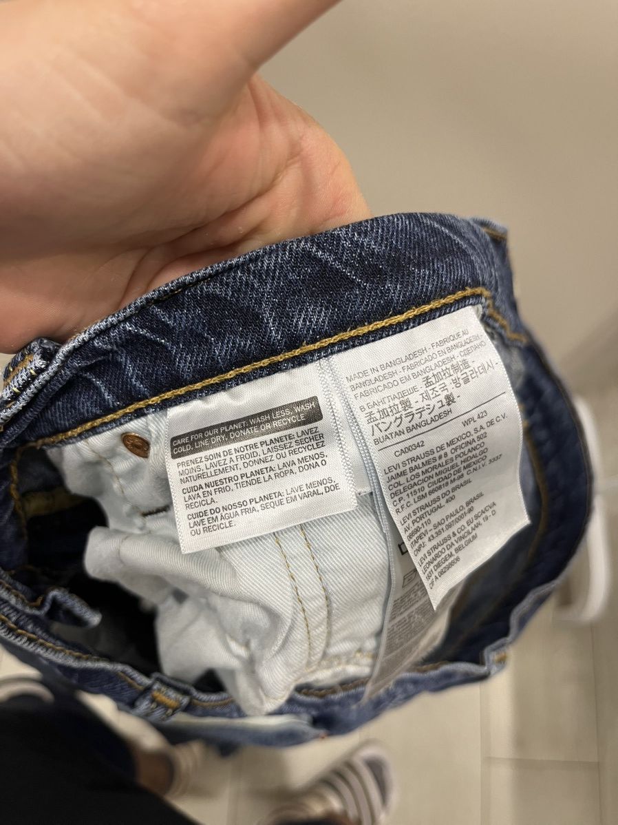 Levi's Levi’s 502 Vintage 90s Distressed Tapered Denim Whisker Fade Size US 36 / EU 52 - 7 Thumbnail
