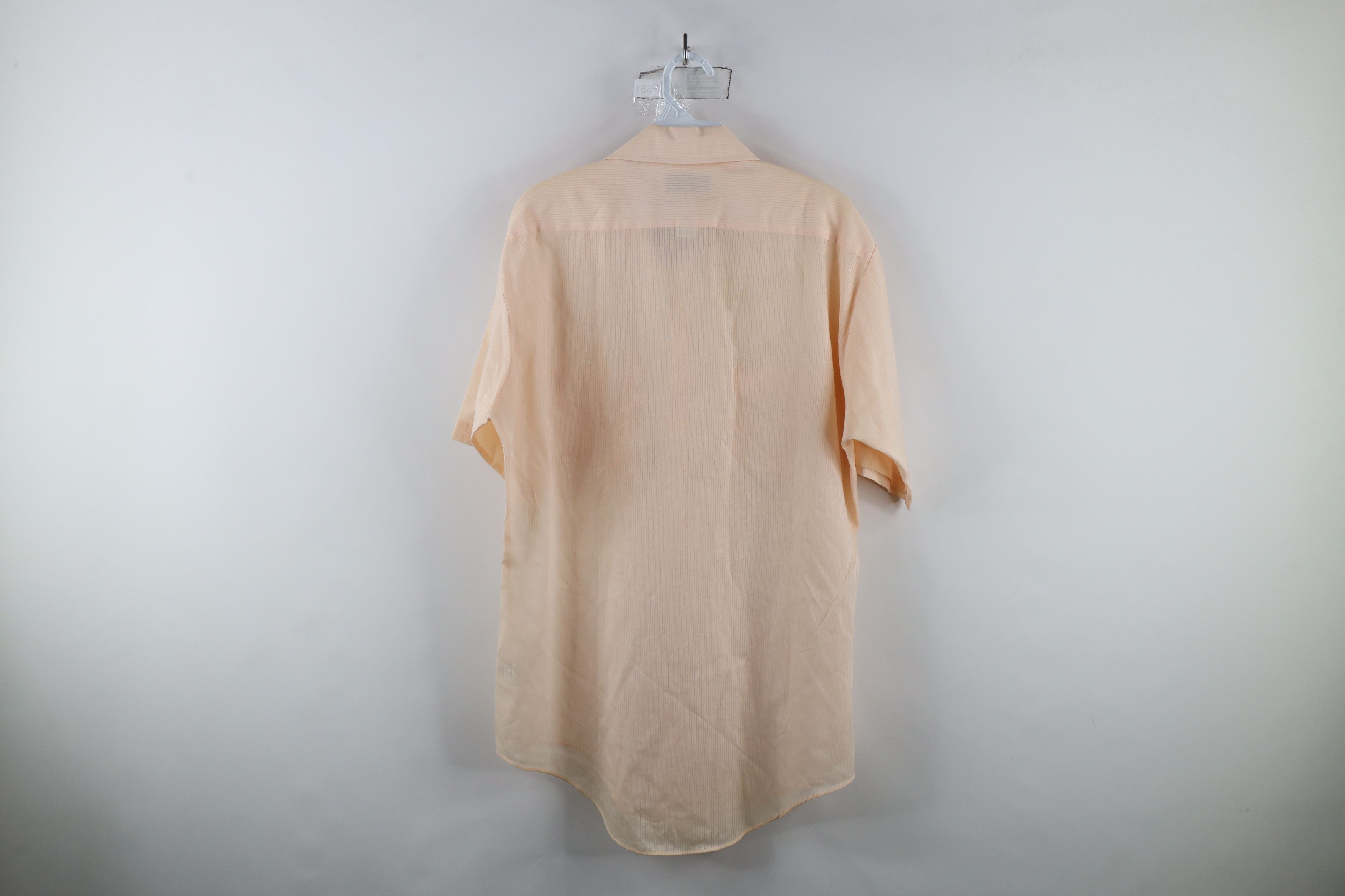 Vintage Vintage 70s Streetwear Short Sleeve Button Shirt Pink Size US L / EU 52-54 / 3 - 9 Thumbnail