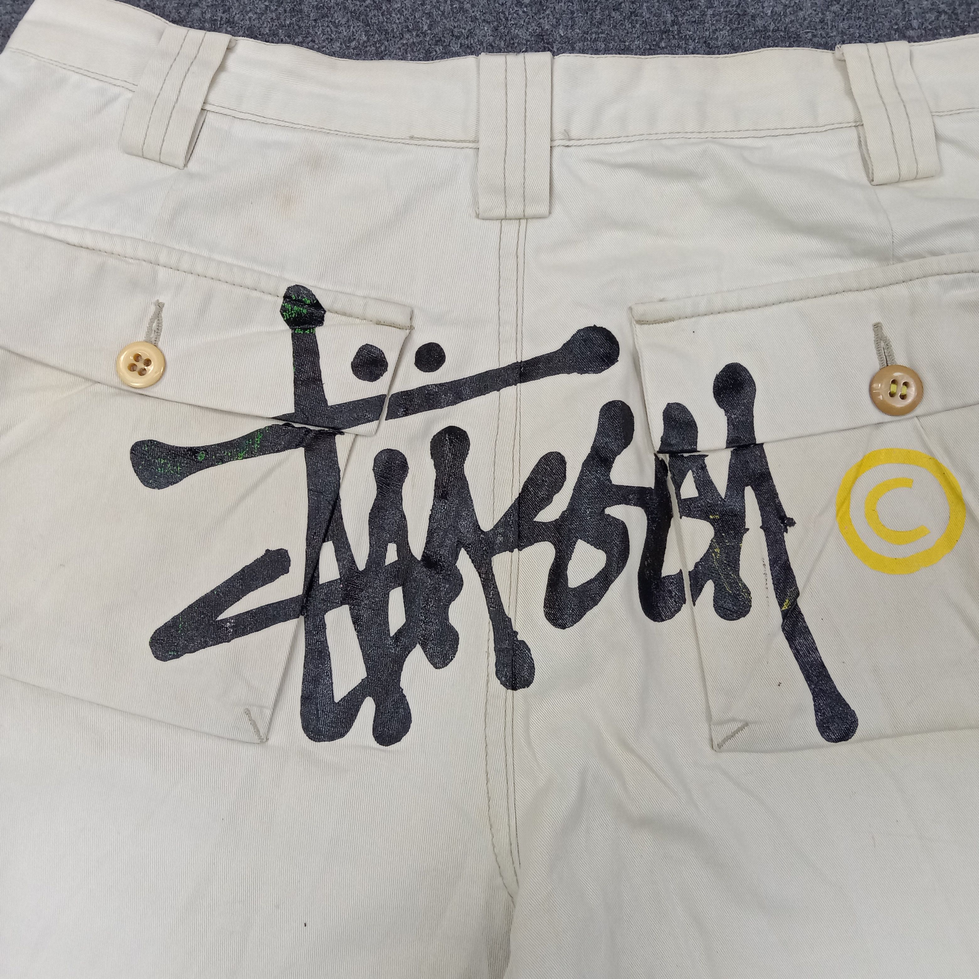 Stussy Stussy American Streetwear Style Cargo Shorts C244N7 Size US 34 / EU 50 - 2 Thumbnail