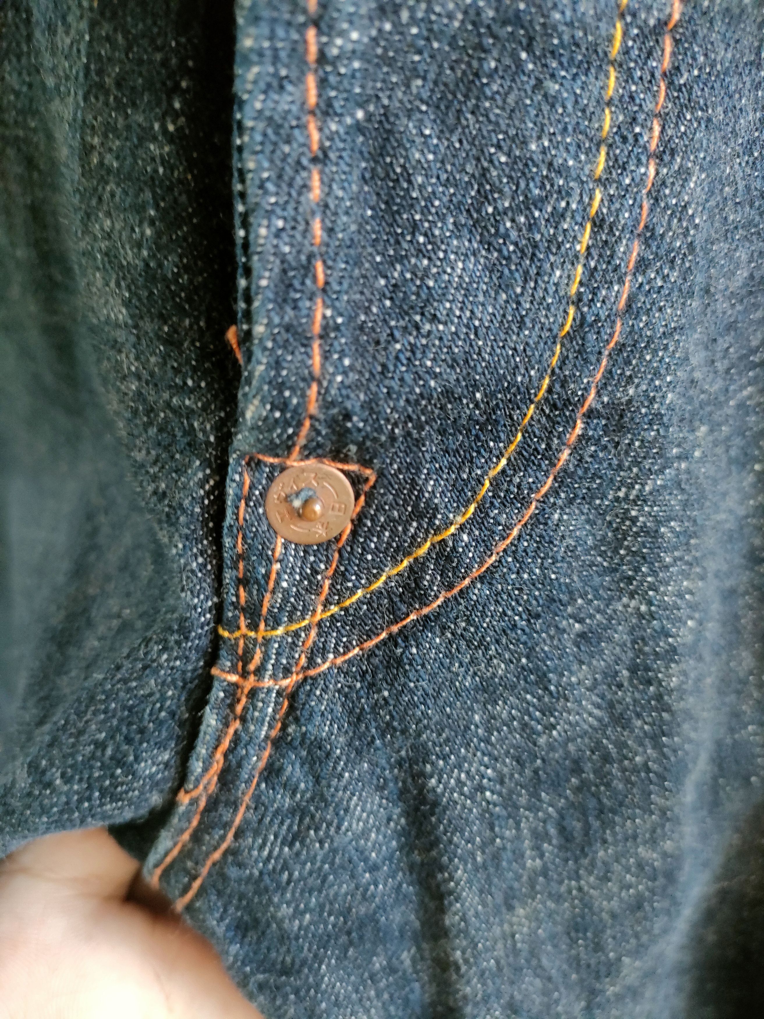 Evisu Evisu Osaka Tokyo 1991 Embroidered Selvedge Jeans Size US 32 / EU 48 - 9 Thumbnail