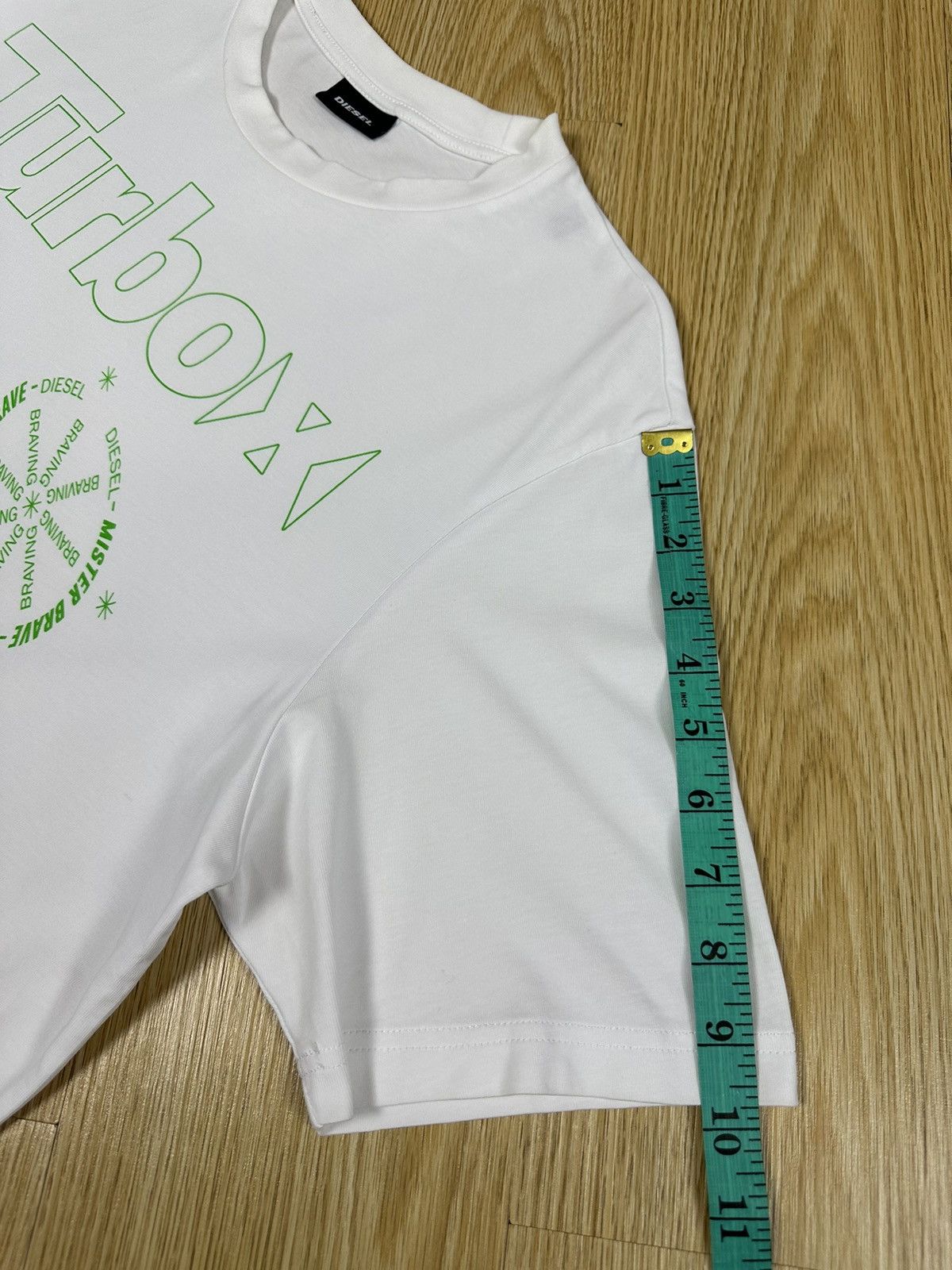Diesel Diesel Turbo White Tshirt A400 Size US L / EU 52-54 / 3 - 5 Thumbnail