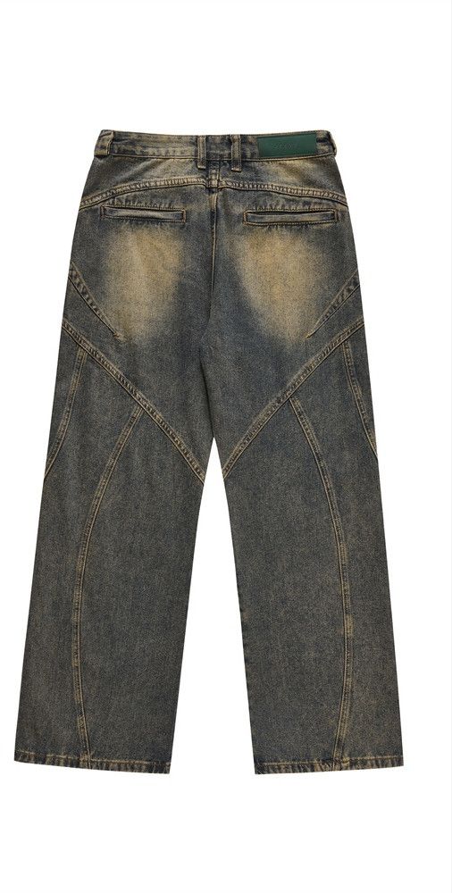 Jean Rusty yellow Baggy jeans Size US 34 / EU 50 - 4 Thumbnail
