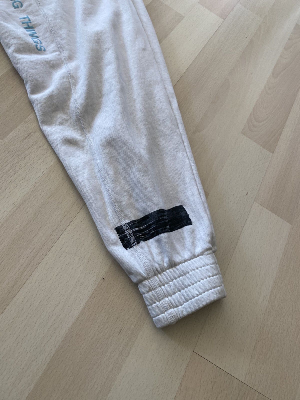 Off-White Off-White White Logo Jogger Sweatpants Size US 33 - 4 Thumbnail