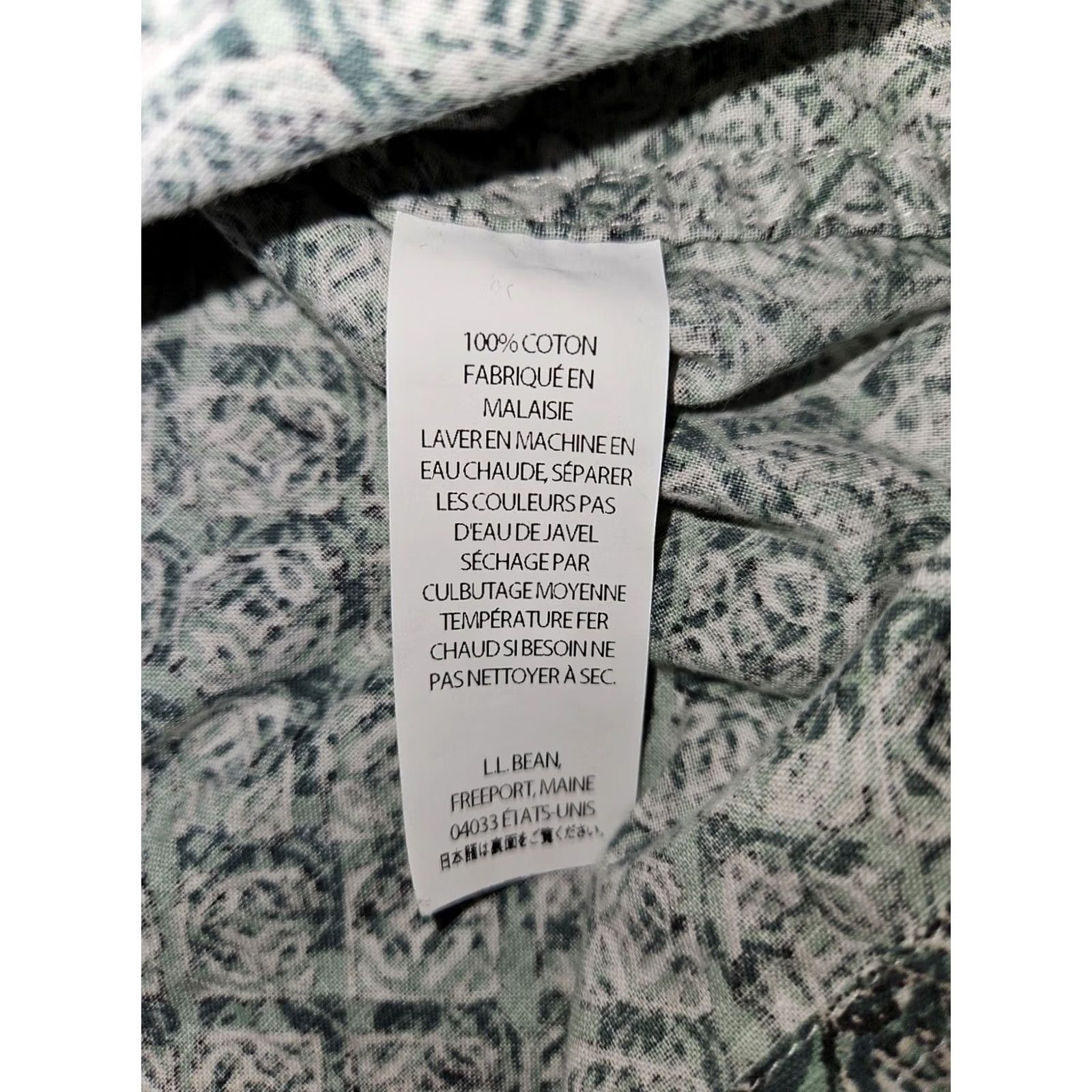 Vintage VINTAGE L.L. Bean Button Shirt Short Sleeve Men's XL Traditional Fit Green Outdoor Argyle Diamond Pattern Pocketed 90s Mens Size US XL / EU 56 / 4 - 6 Thumbnail
